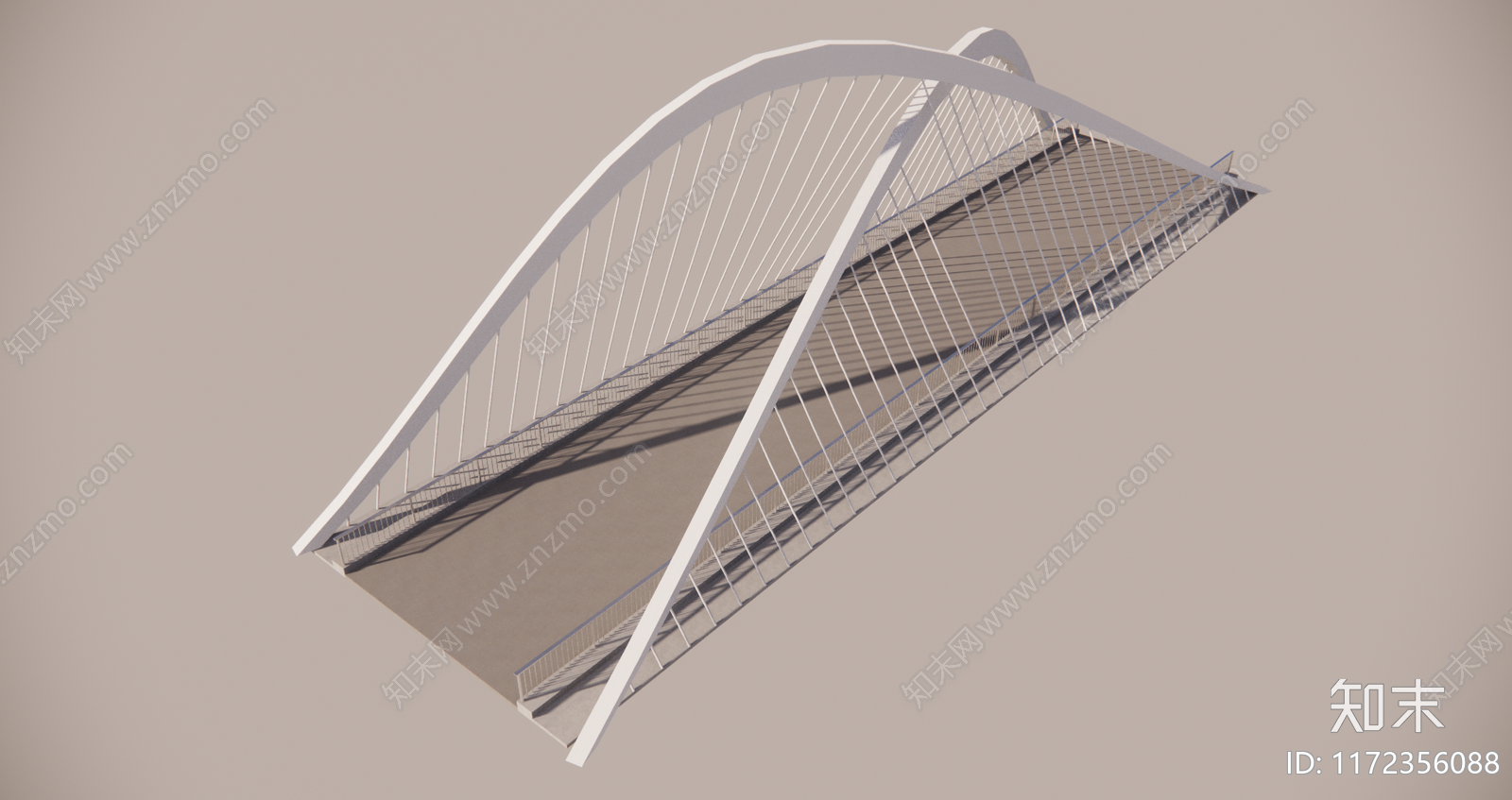 现代大桥SU模型下载【ID:1172356088】