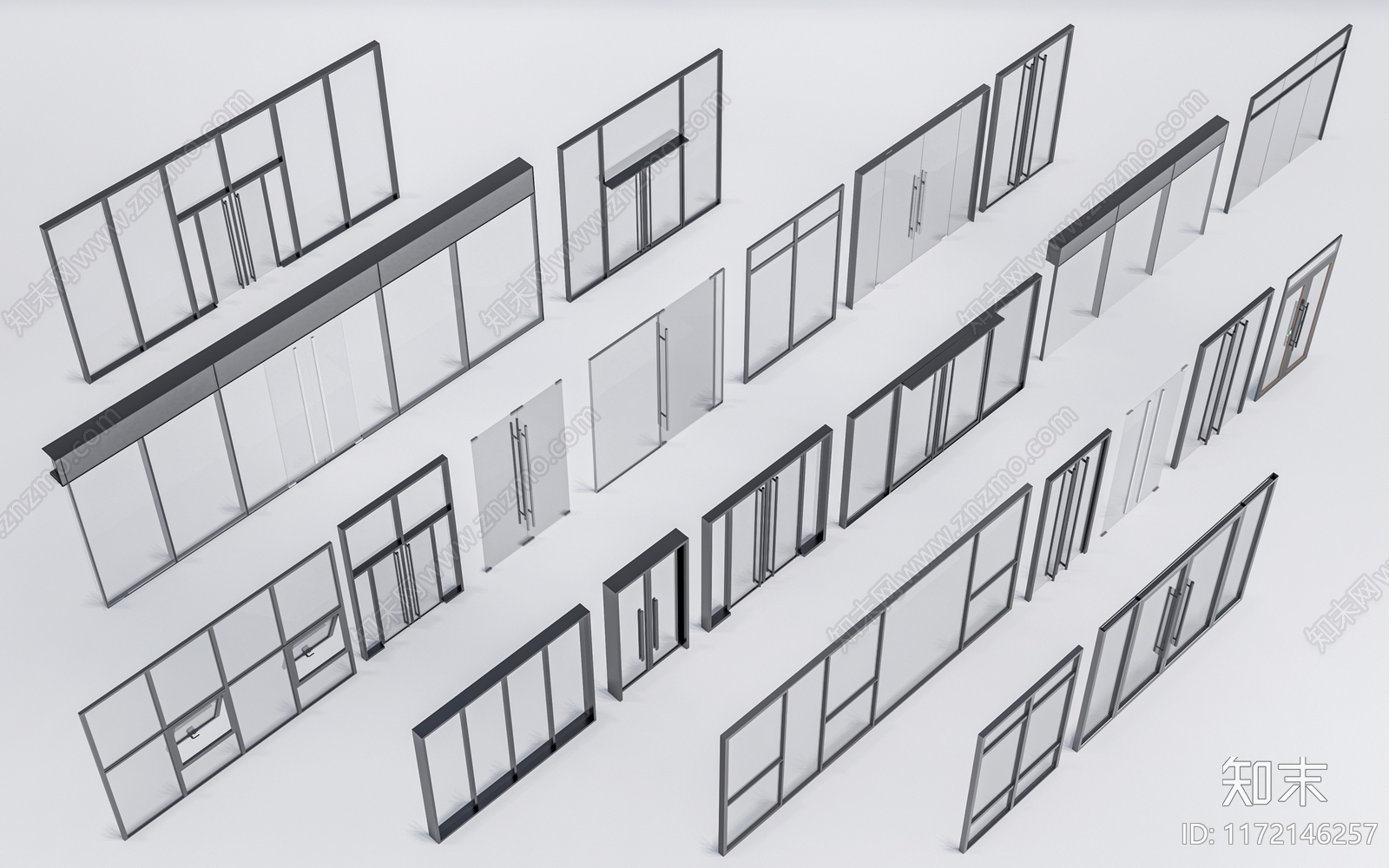 现代其他门3D模型下载【ID:1172146257】