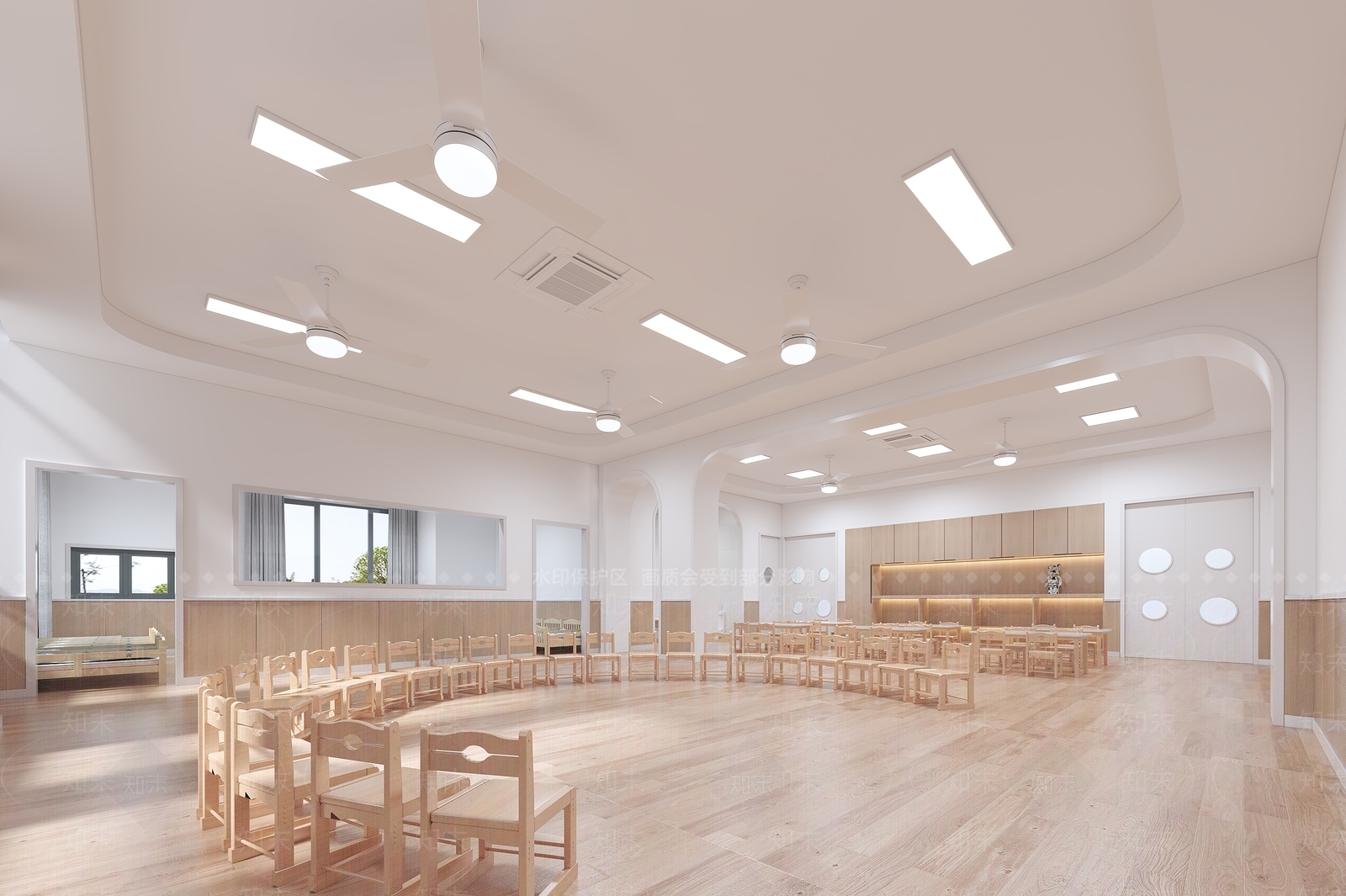 现代幼儿园3D模型下载【ID:1172150571】