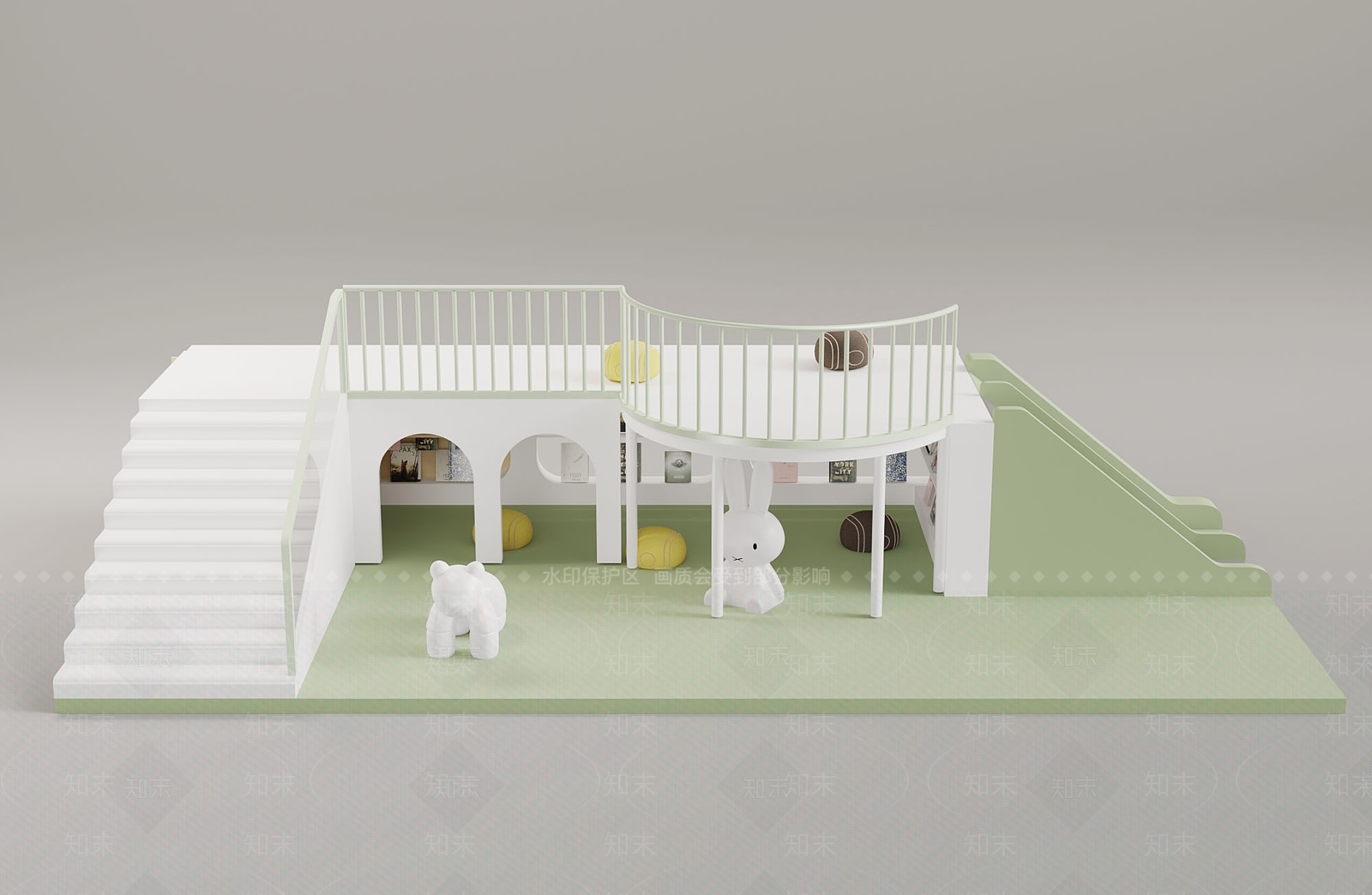 儿童器材3D模型下载【ID:1172152368】