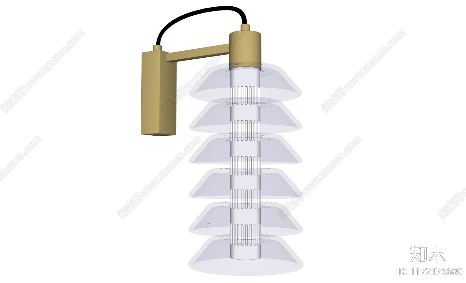 法式美式壁灯SU模型下载【ID:1172176680】