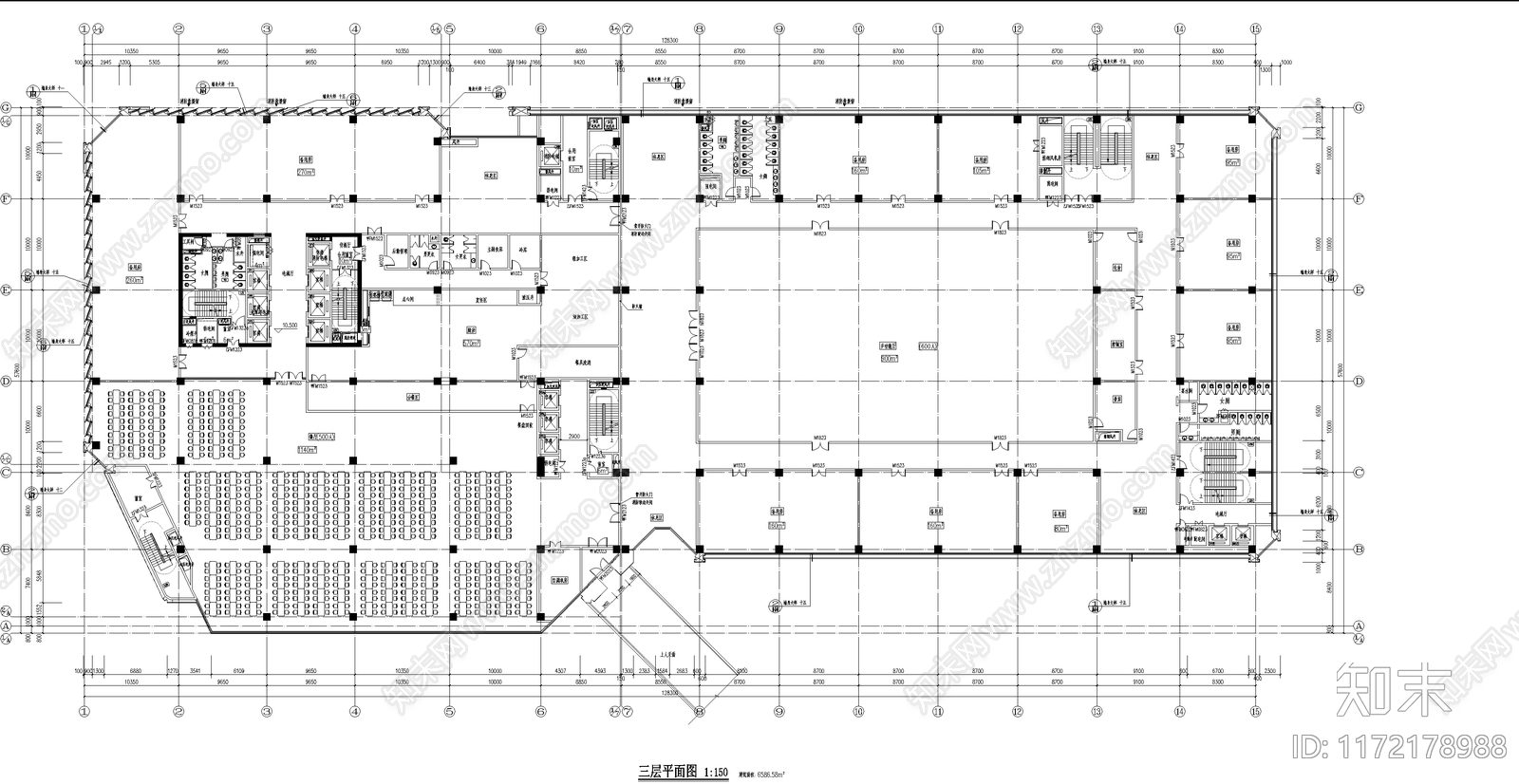 现代其他公共建筑cad施工图下载【ID:1172178988】
