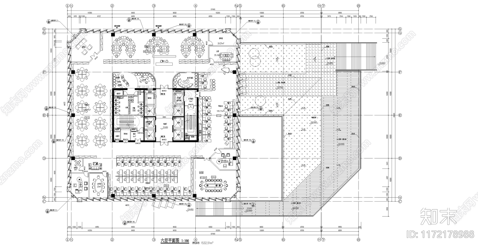 现代其他公共建筑cad施工图下载【ID:1172178988】