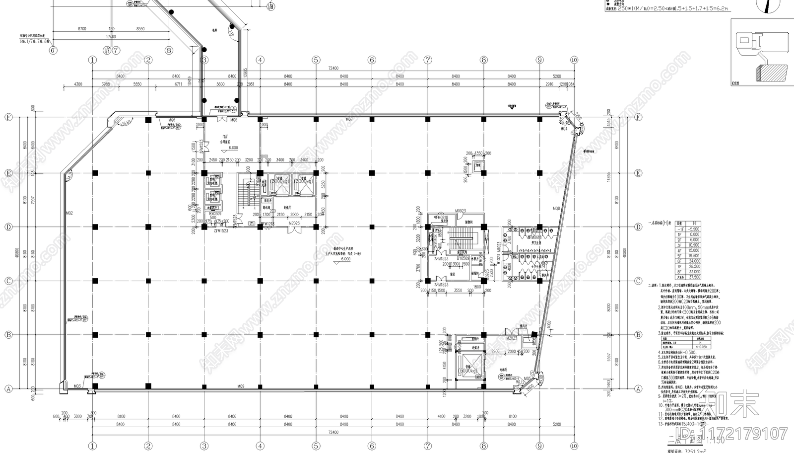 现代其他公共建筑cad施工图下载【ID:1172179107】