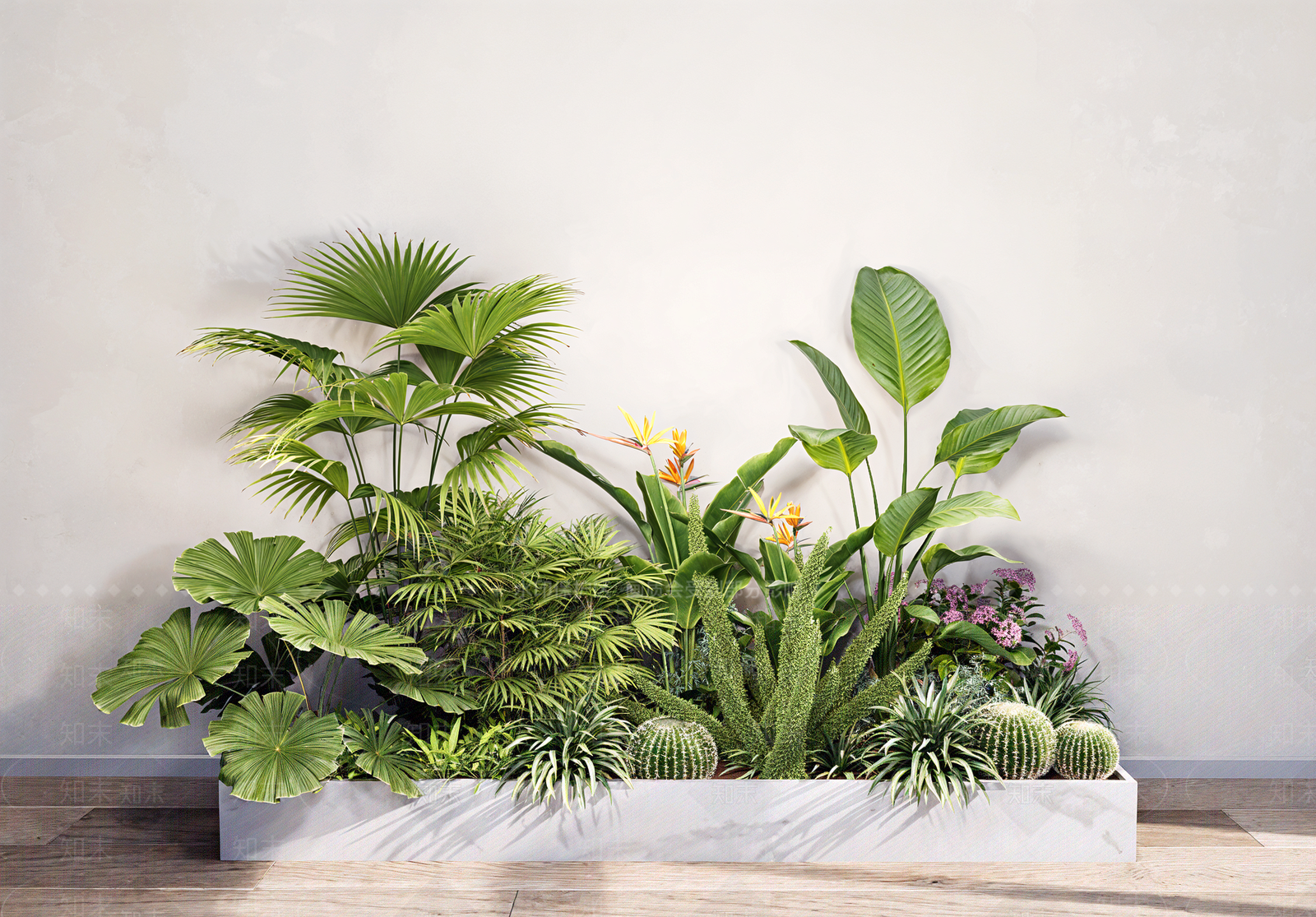 植物组合SU模型下载【ID:1172181302】