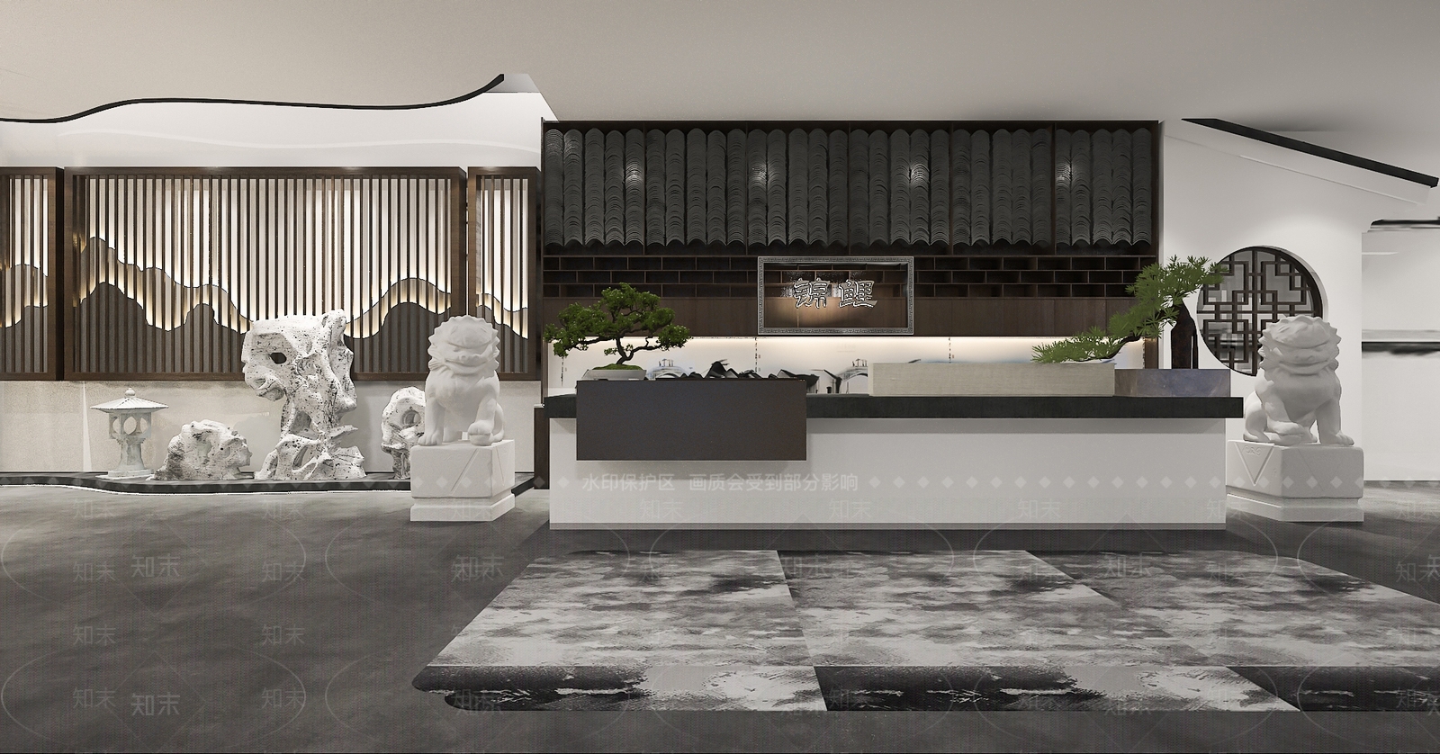 新中式中式其他办公空间3D模型下载【ID:1172198854】
