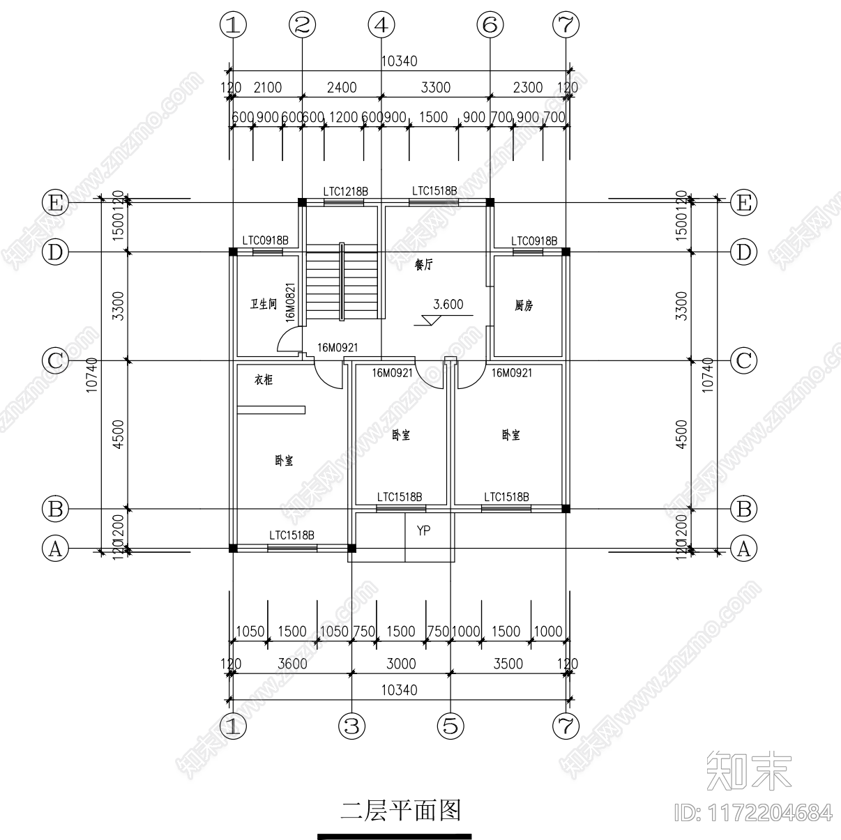 现代别墅建筑cad施工图下载【ID:1172204684】