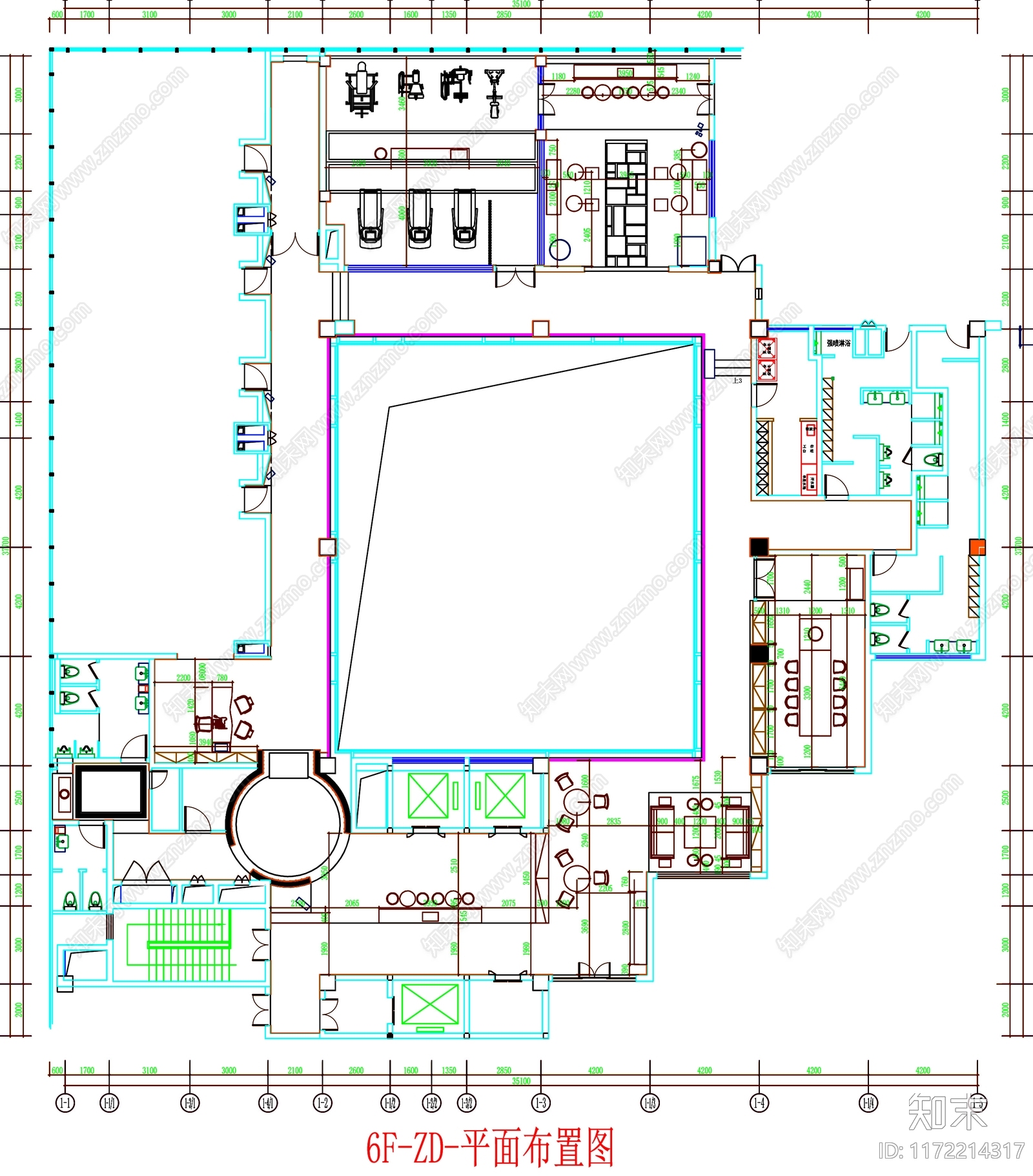 现代工装图库施工图下载【ID:1172214317】