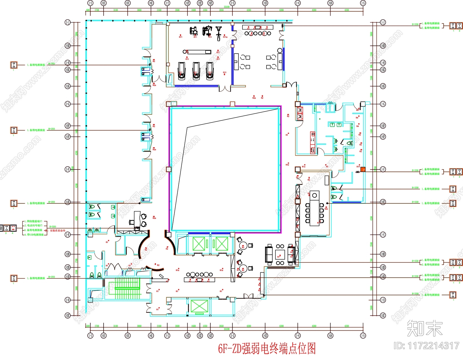 现代工装图库cad施工图下载【ID:1172214317】