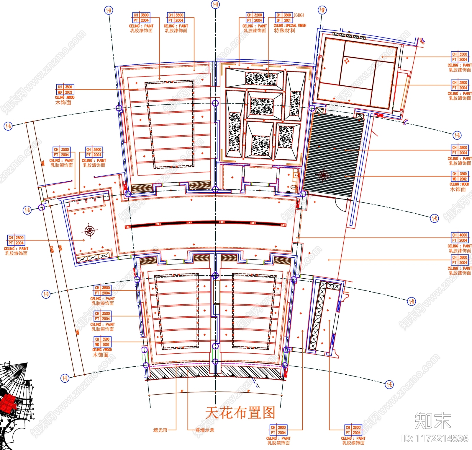 现代工装图库cad施工图下载【ID:1172214836】