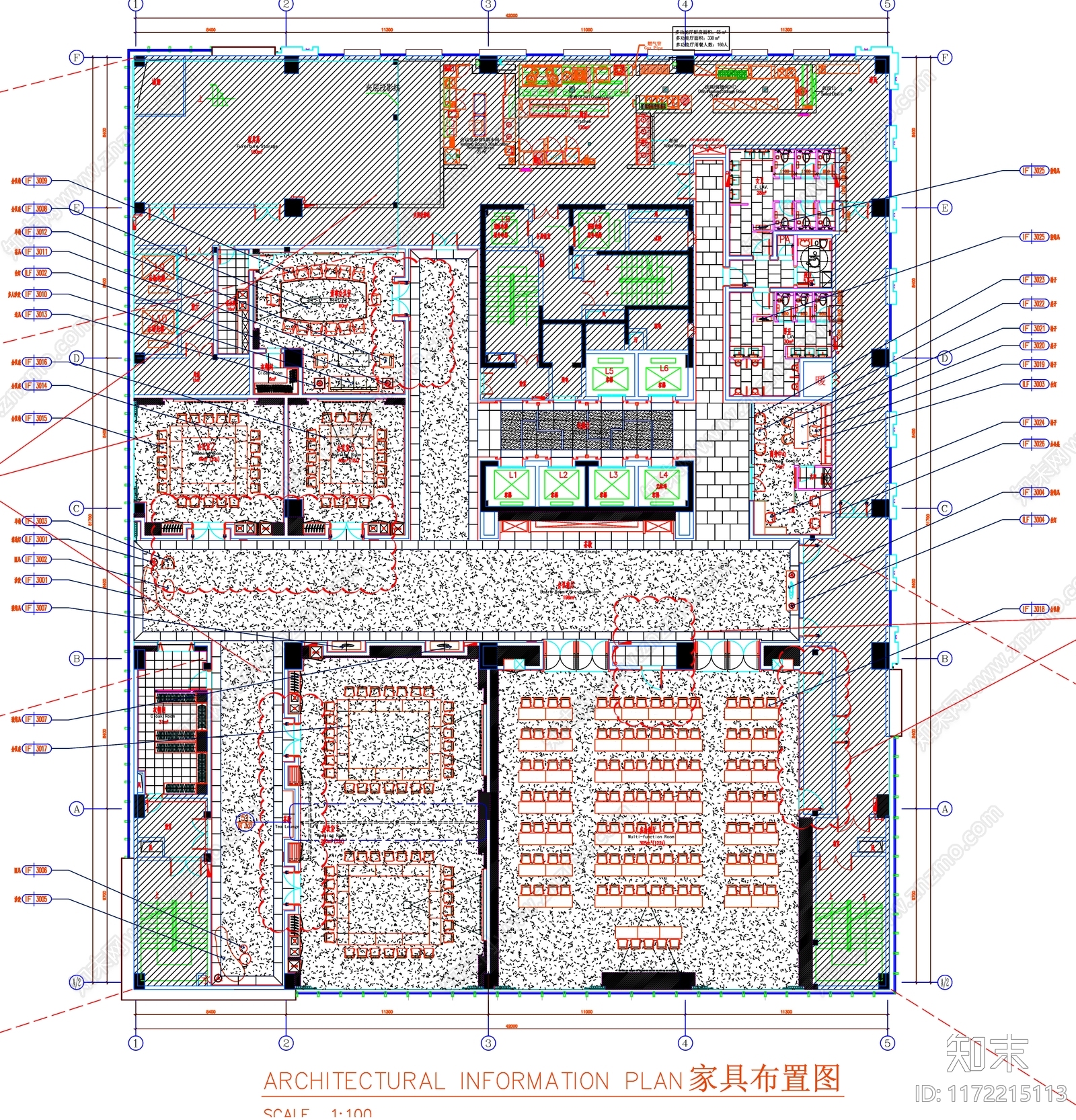 现代工装图库施工图下载【ID:1172215113】