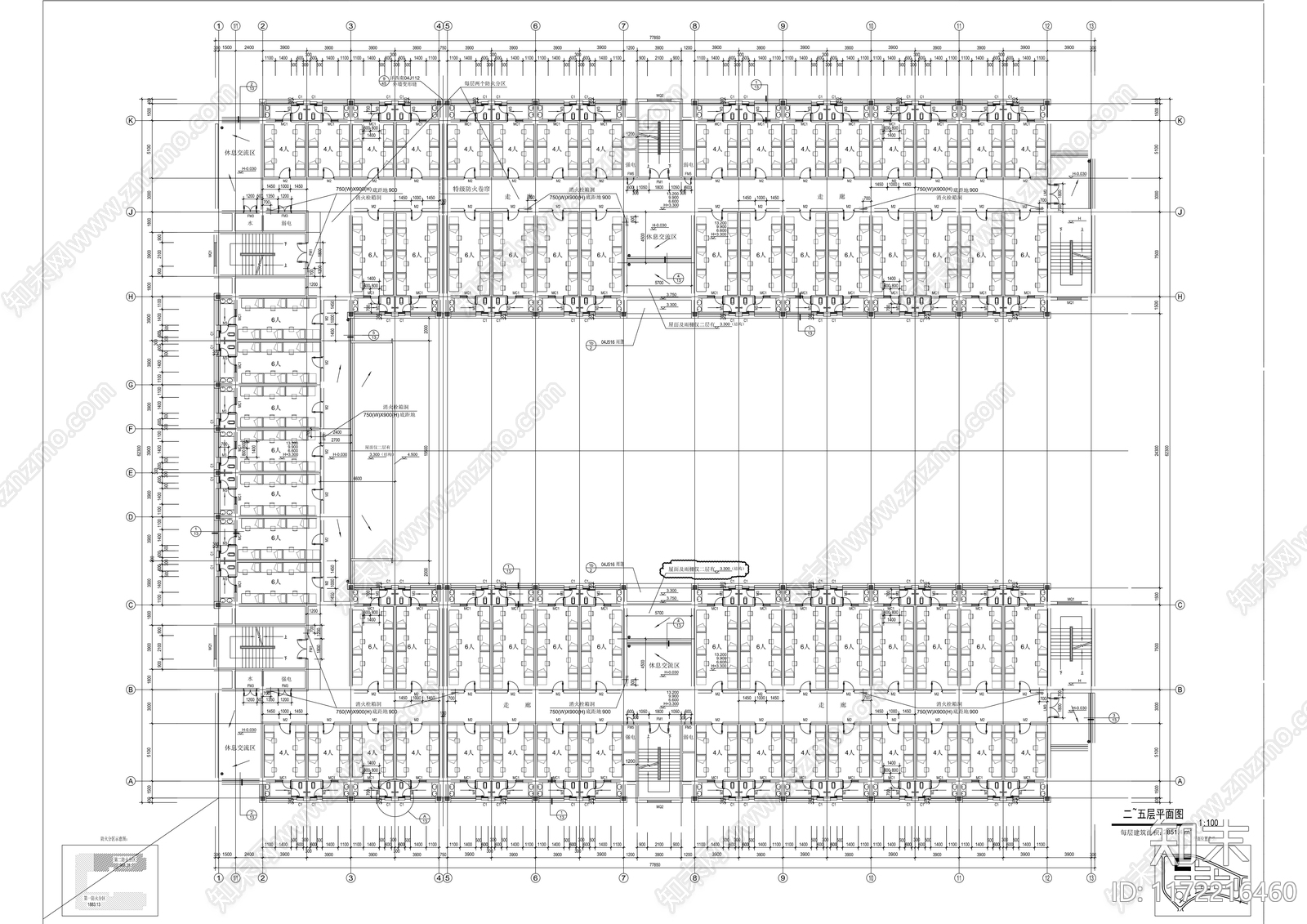 新中式其他居住建筑cad施工图下载【ID:1172216460】