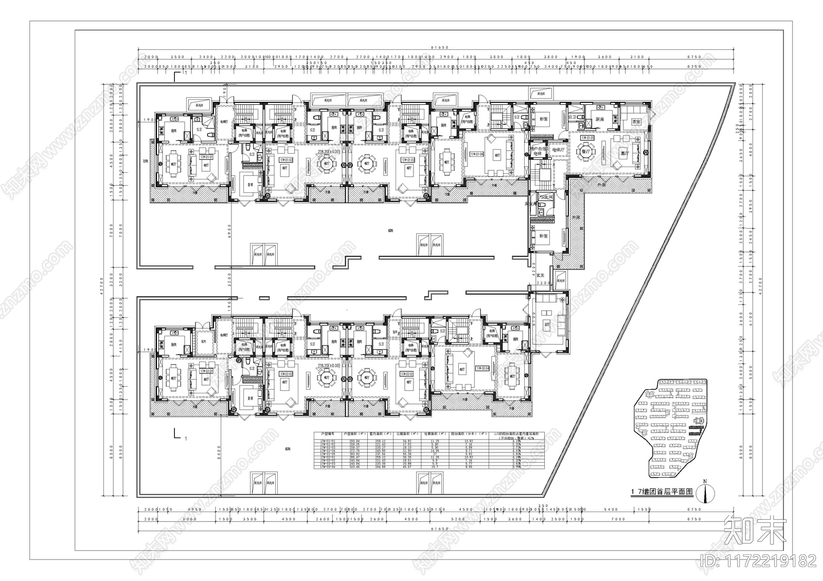 中式其他居住建筑施工图下载【ID:1172219182】