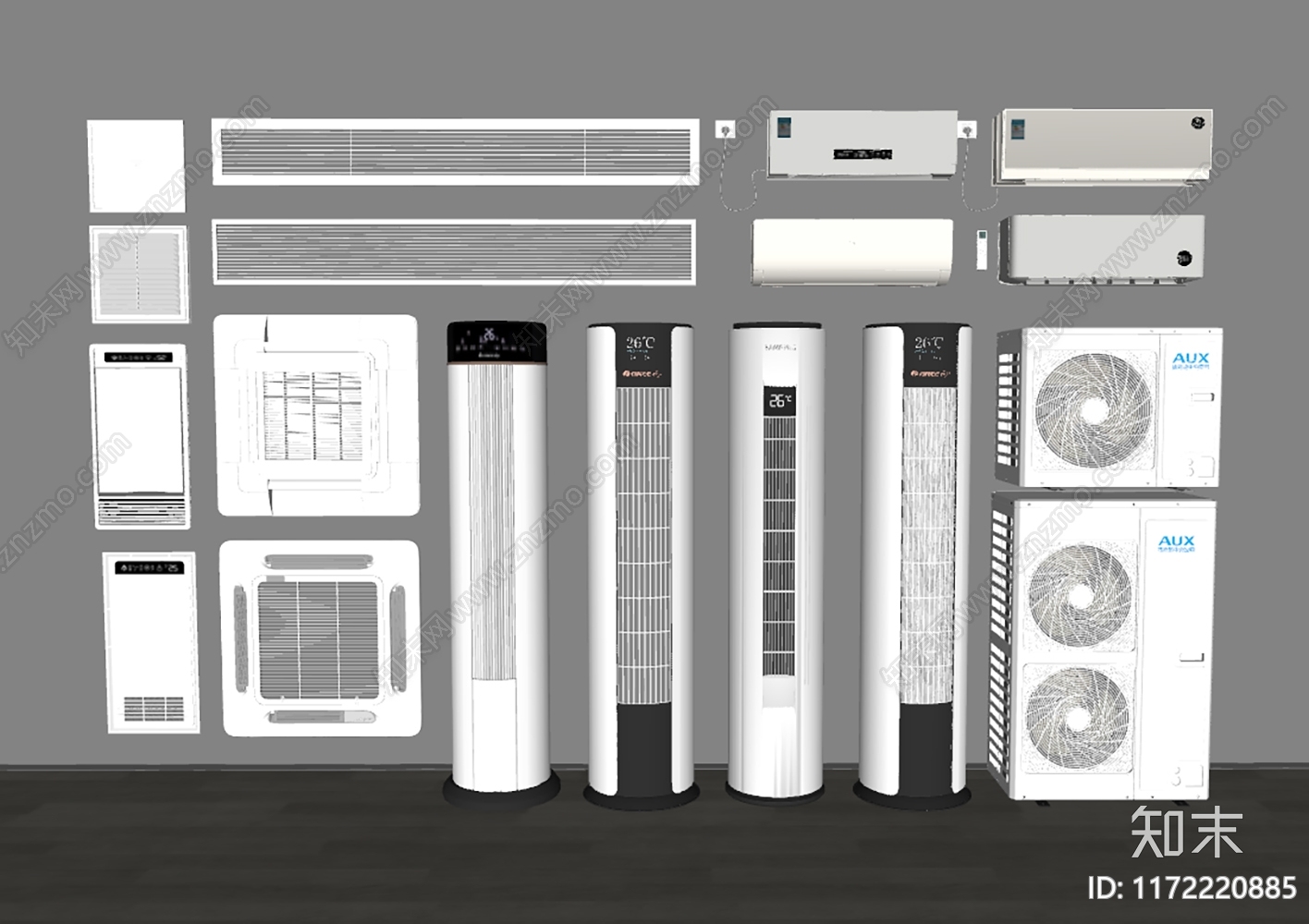 空调SU模型下载【ID:1172220885】