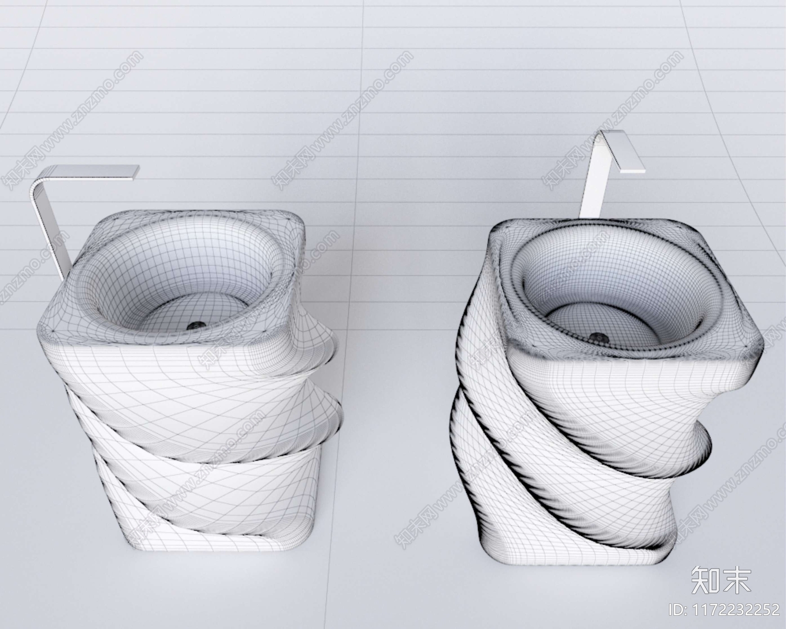 洗手台3D模型下载【ID:1172232252】