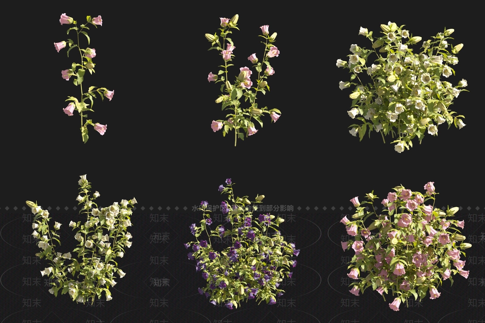 花草组合3D模型下载【ID:1172232129】