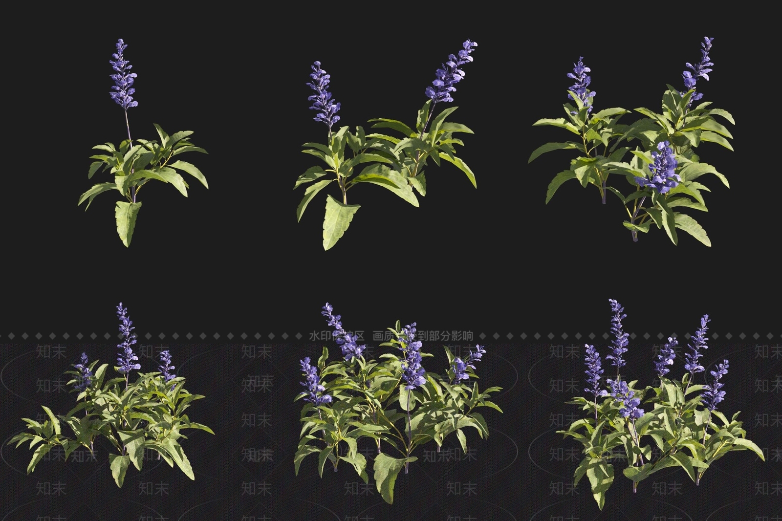 花草组合3D模型下载【ID:1172232567】