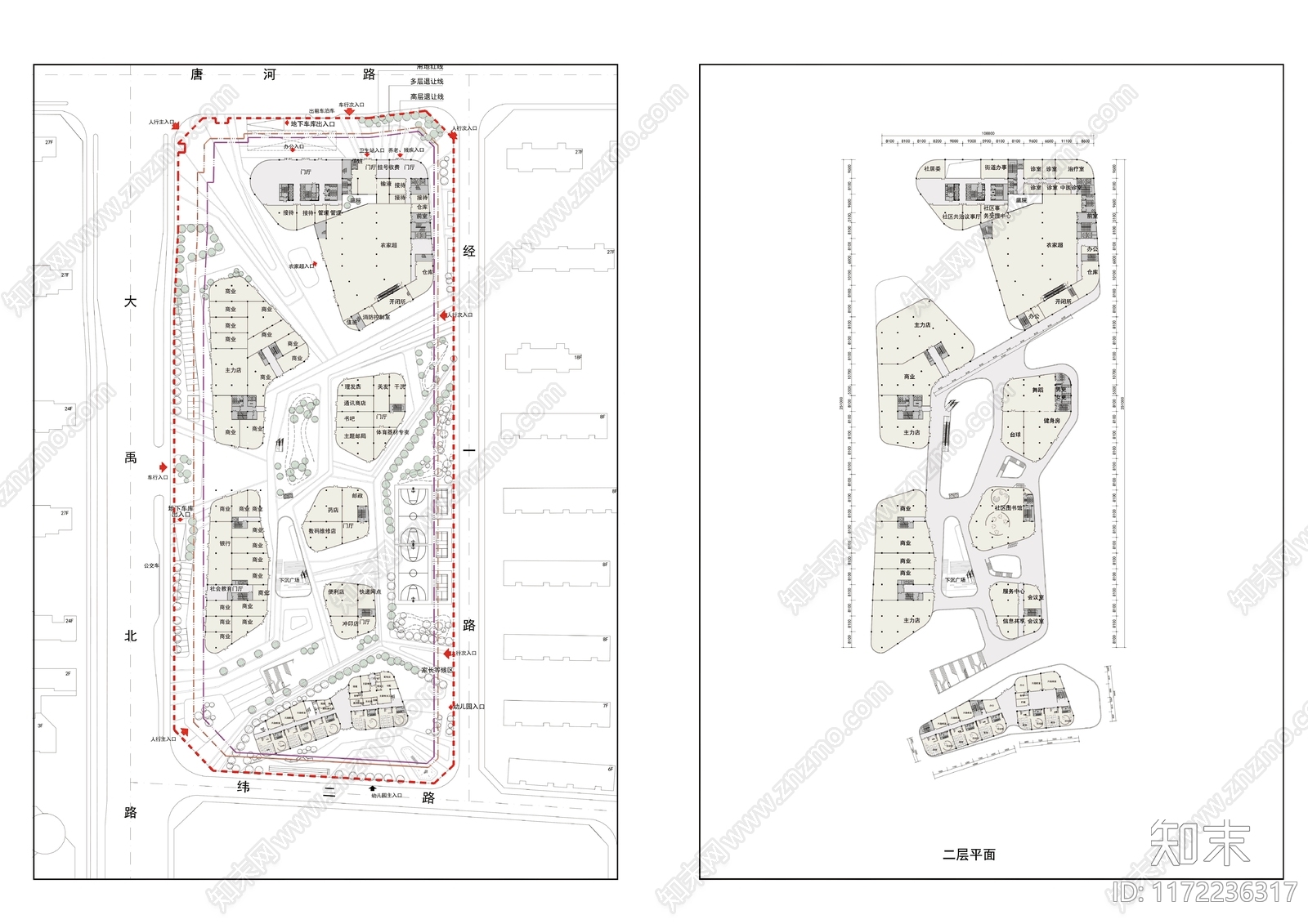 现代其他公共建筑cad施工图下载【ID:1172236317】
