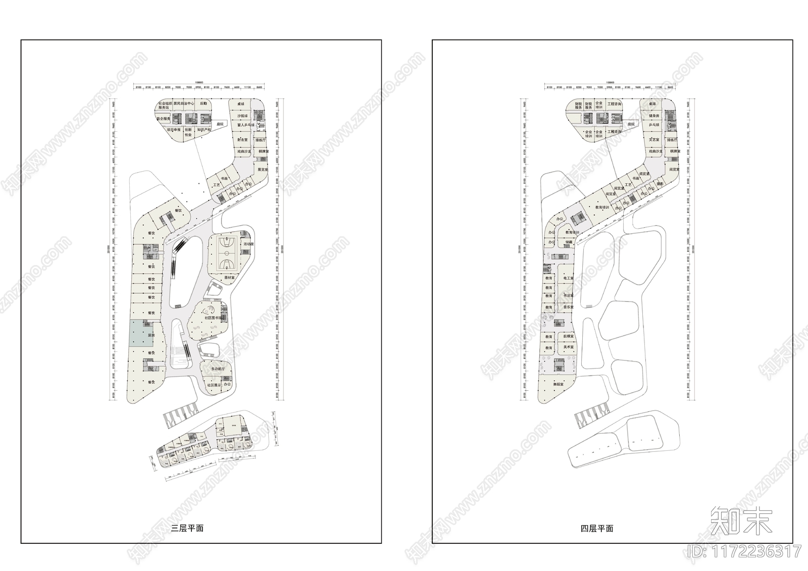 现代其他公共建筑cad施工图下载【ID:1172236317】