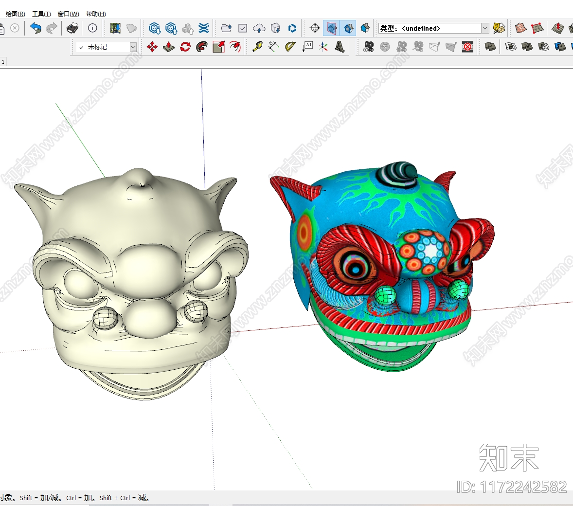 中式舞台SU模型下载【ID:1172242582】