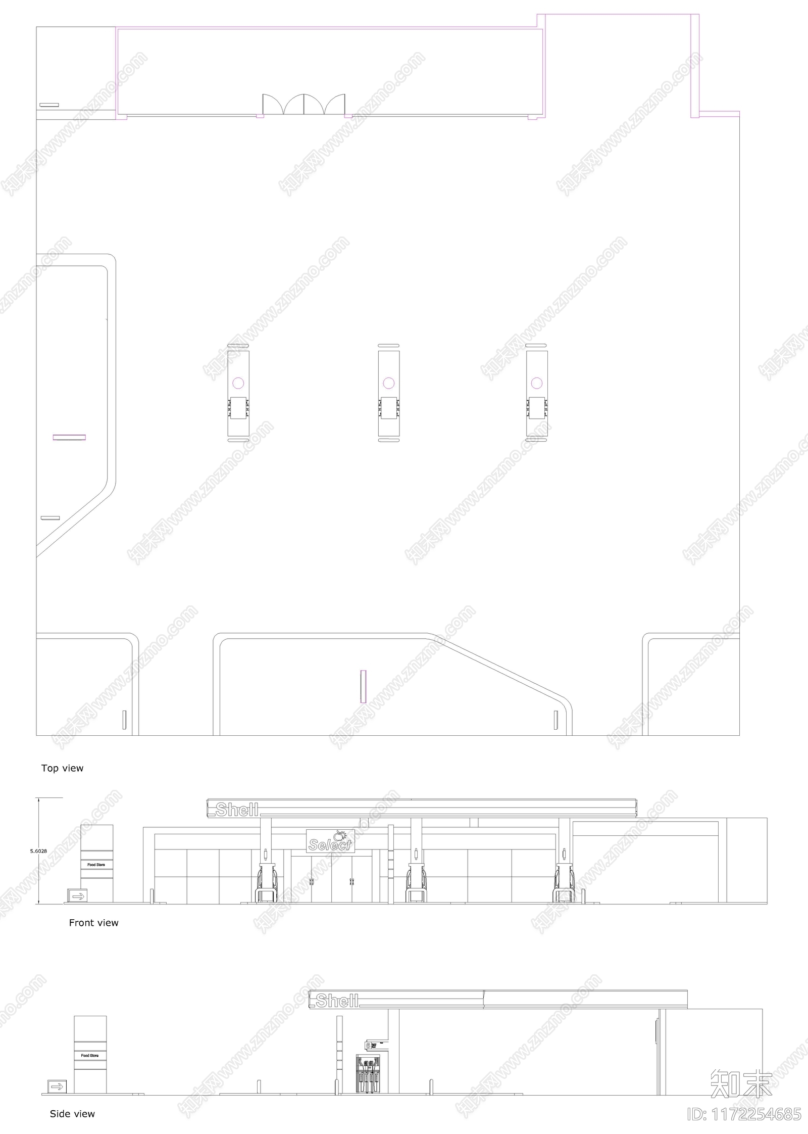 现代其他商业空间cad施工图下载【ID:1172254685】