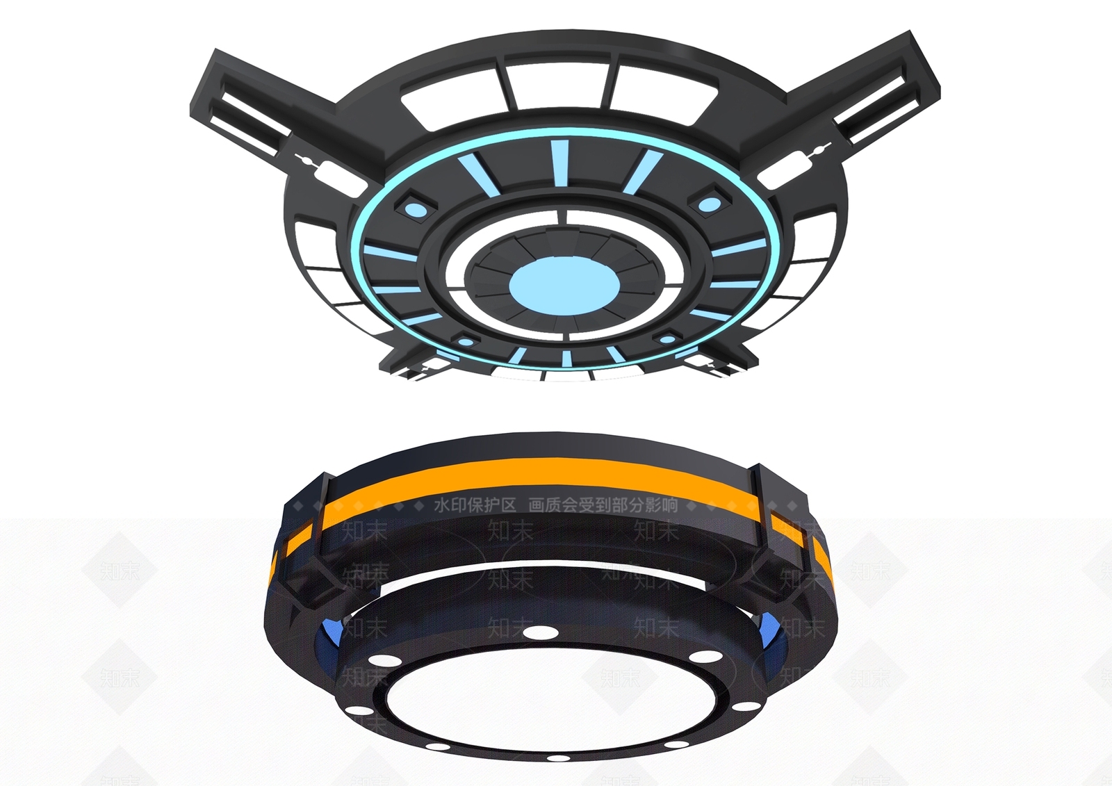 现代其他灯具3D模型下载【ID:1172256860】