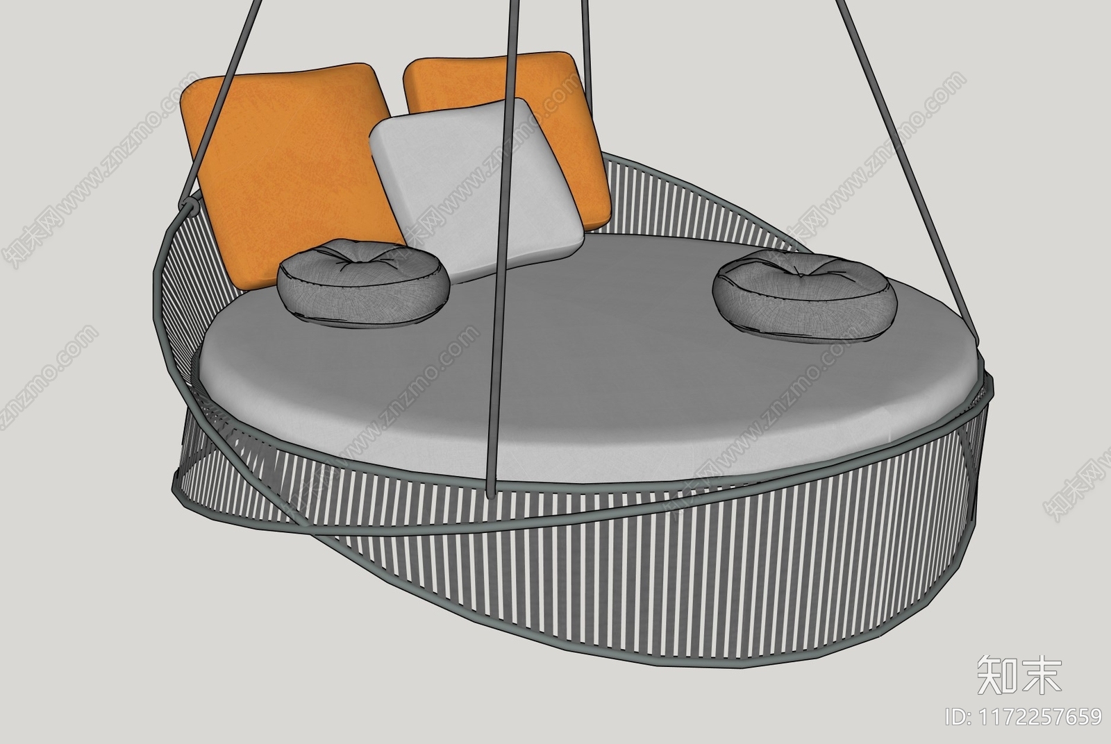 现代吊床SU模型下载【ID:1172257659】