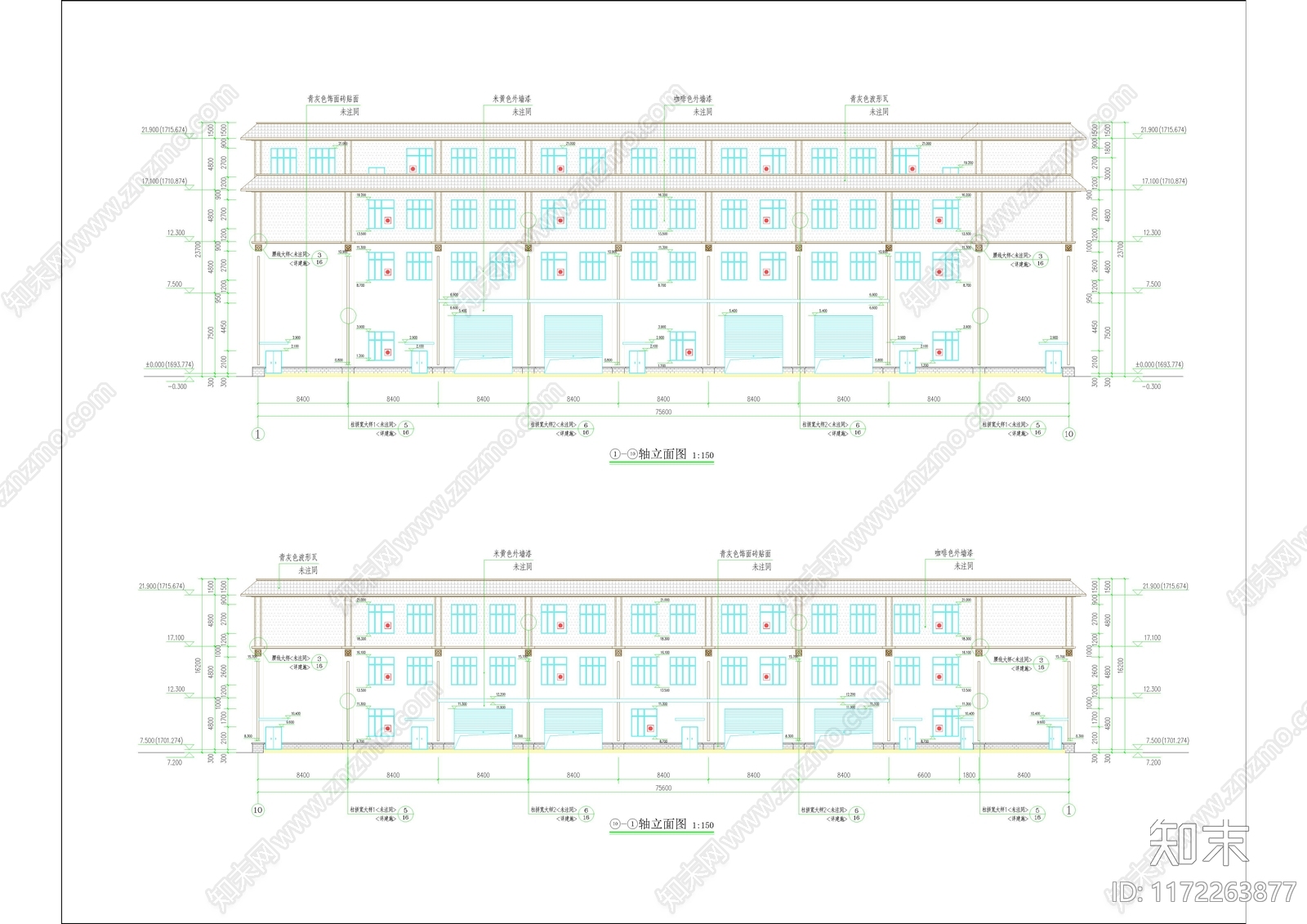 新中式工业其他公共建筑施工图下载【ID:1172263877】