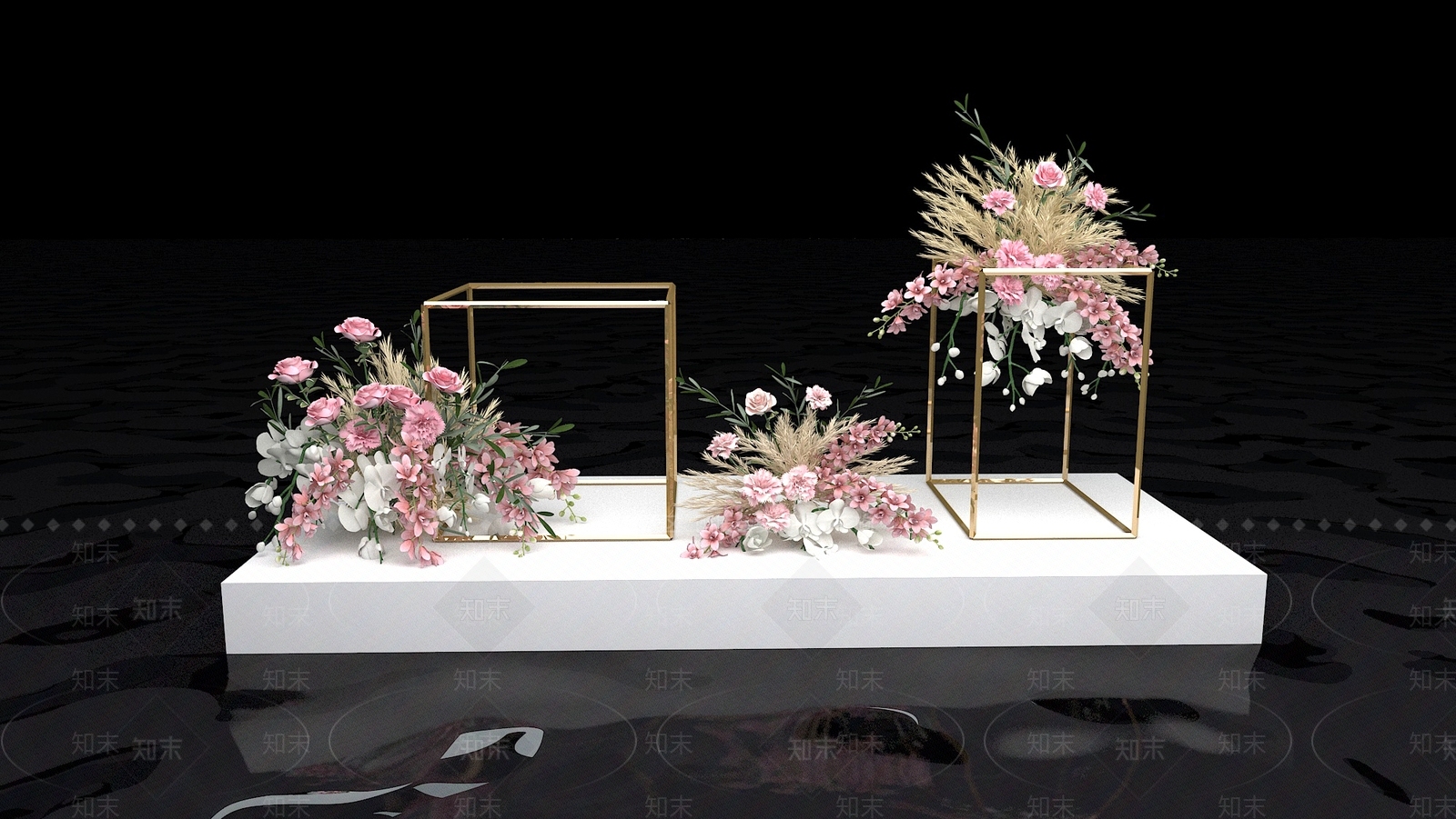 现代美陈3D模型下载【ID:1172278305】_知末3d模型网
