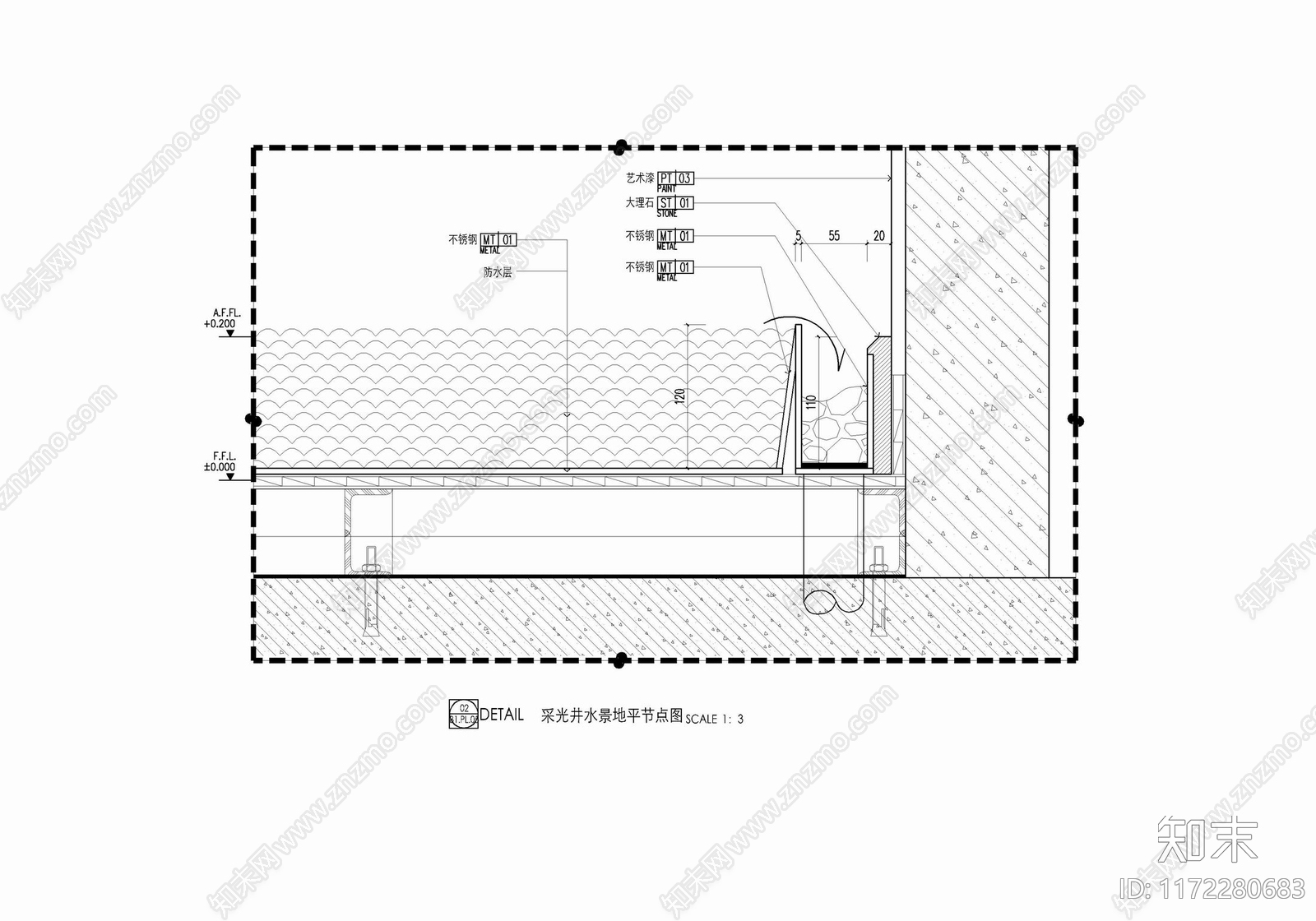 现代地面节点施工图下载【ID:1172280683】