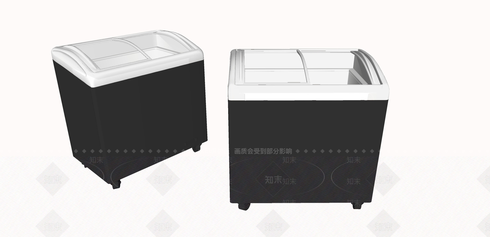 冰柜SU模型下载【ID:1172285614】