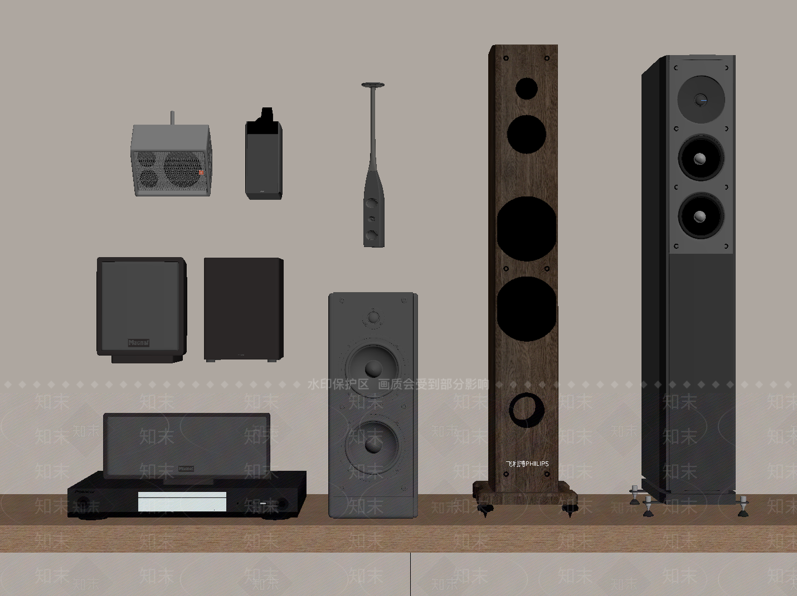 音响SU模型下载【ID:1172294068】