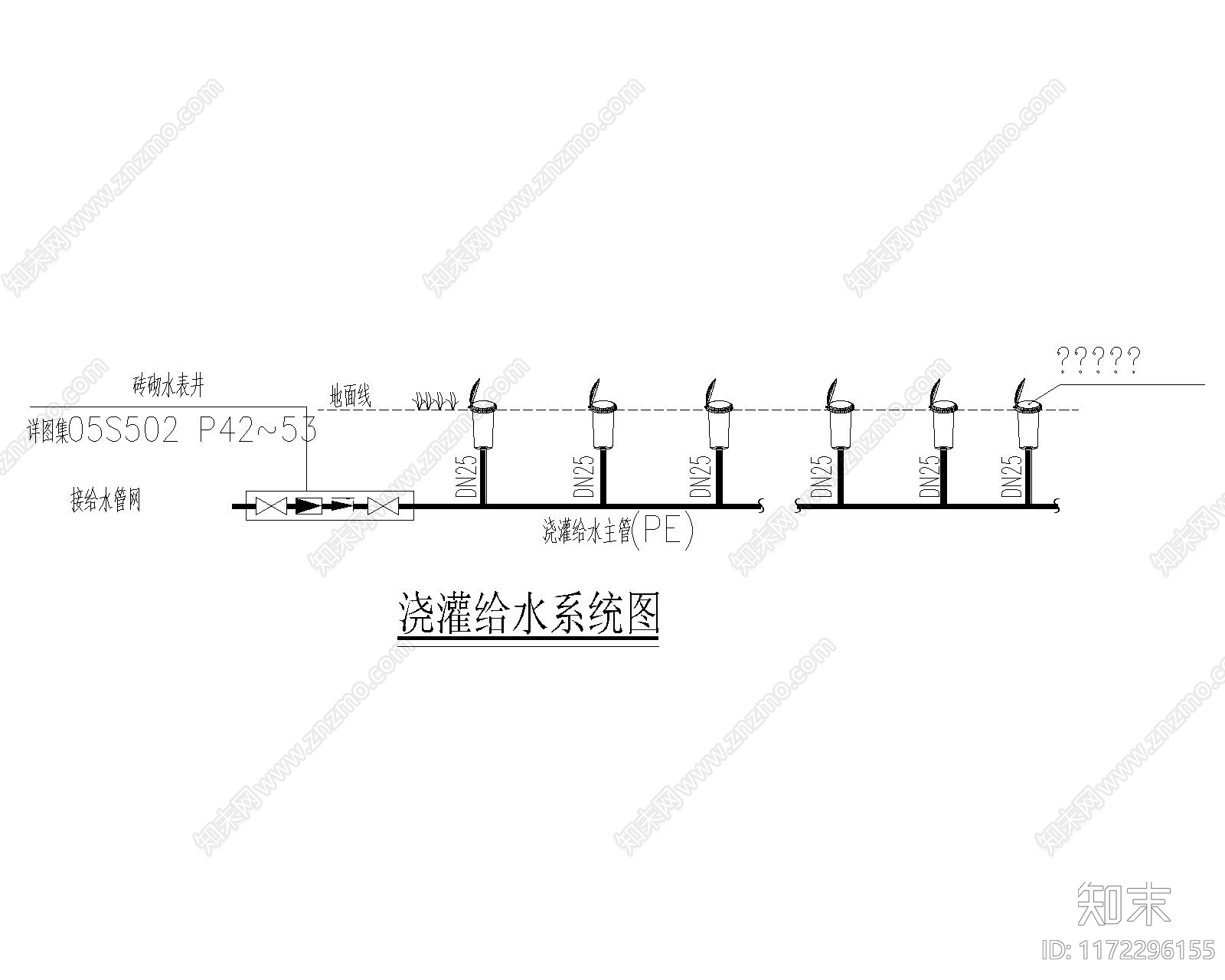 给排水节点详图cad施工图下载【ID:1172296155】