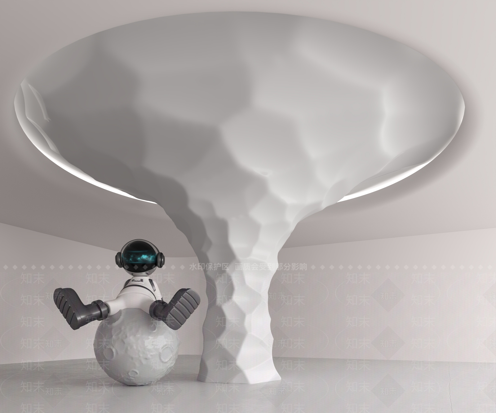 现代柱子3D模型下载【ID:1172301762】
