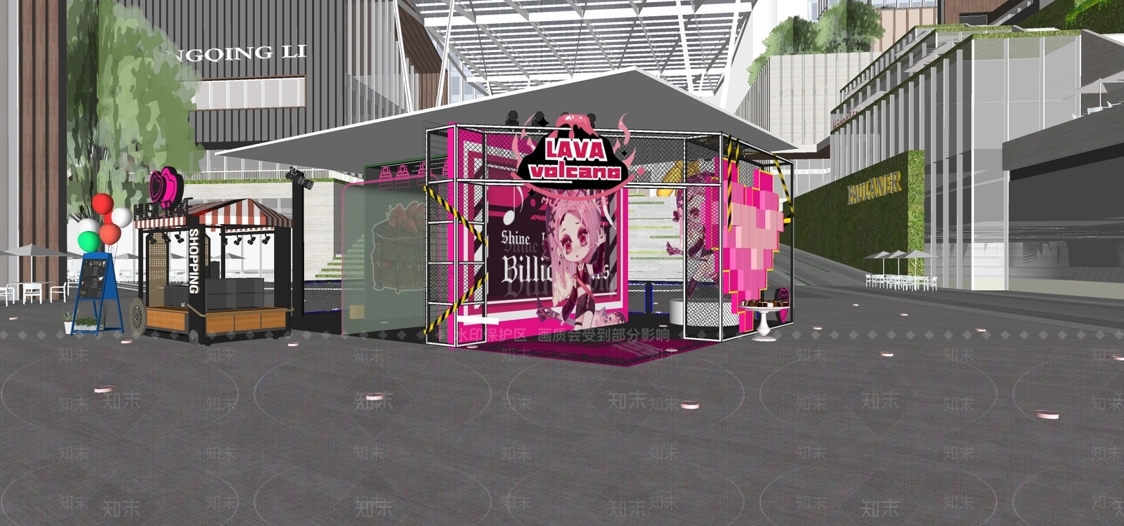 现代其他店铺SU模型下载【ID:1172353718】