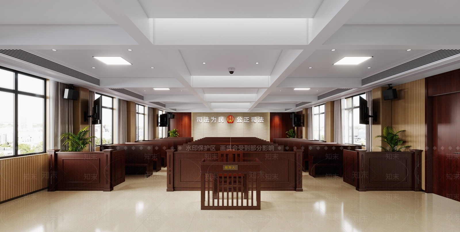 现代其他办公空间3D模型下载【ID:1172331427】