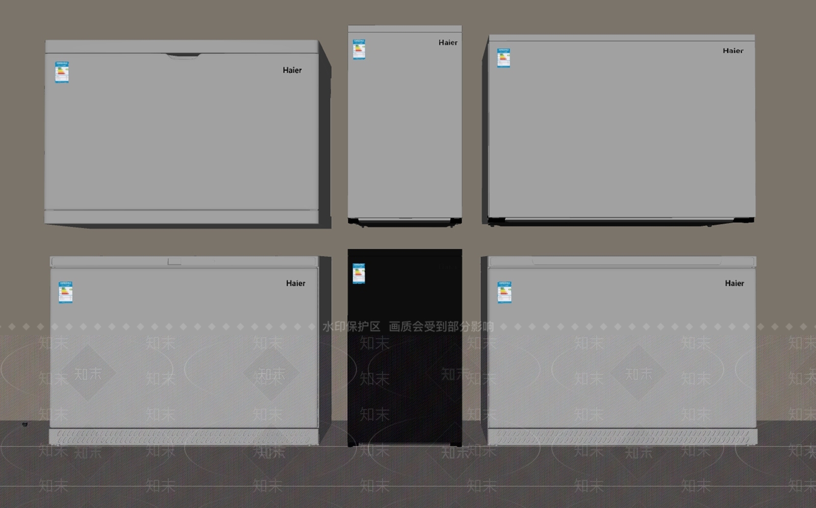 冰箱SU模型下载【ID:1172335881】