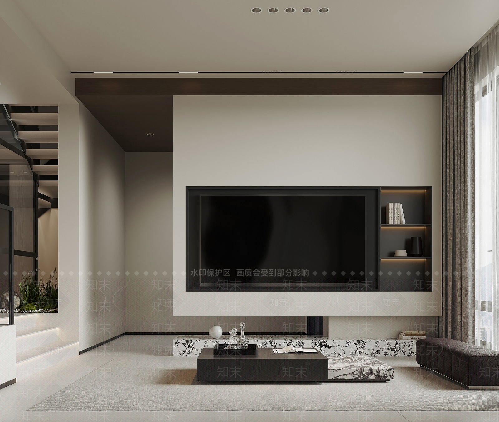 现代书房3D模型下载【ID:1214761864】