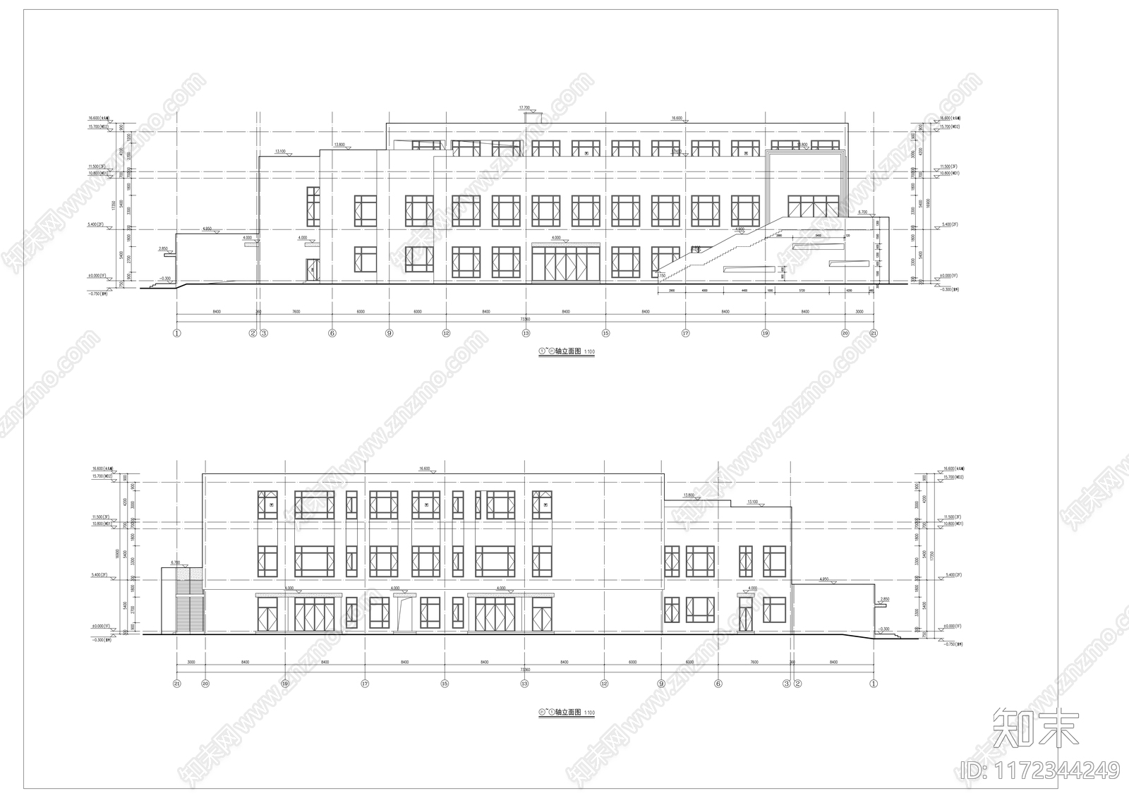 现代其他公共建筑施工图下载【ID:1172344249】