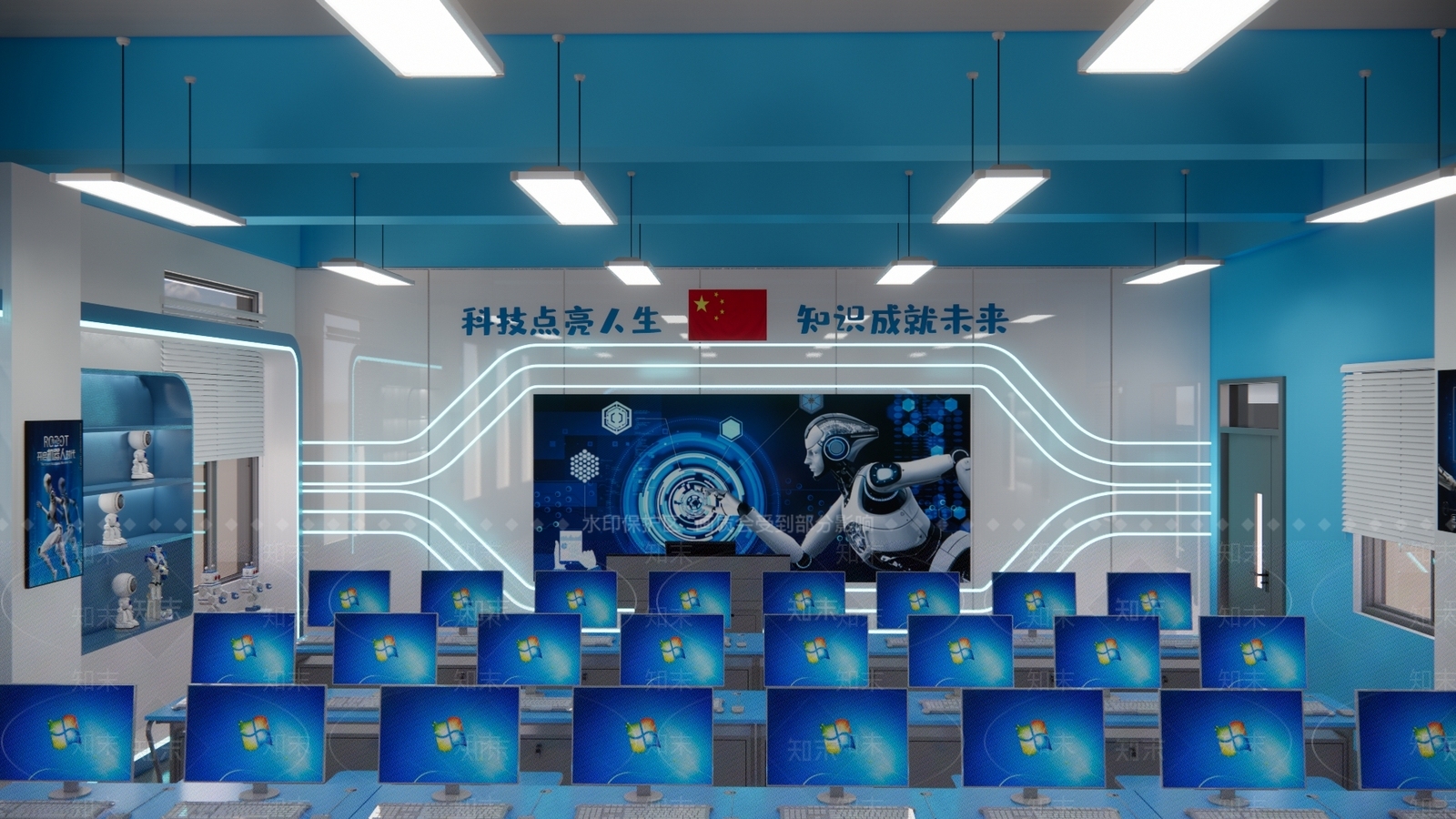 现代其他学校空间SU模型下载【ID:1172361782】