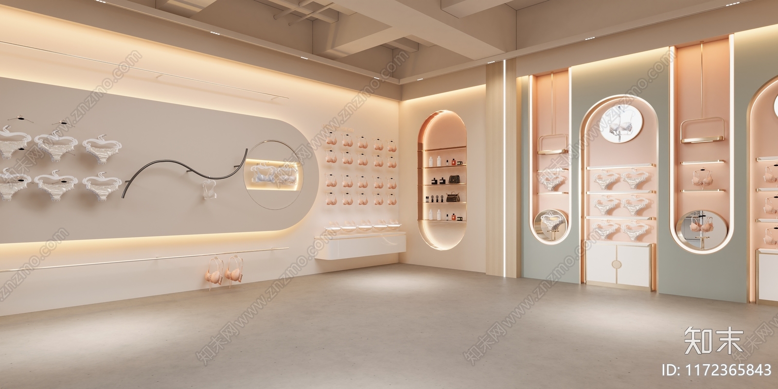 现代服装店cad施工图下载【ID:1172365843】