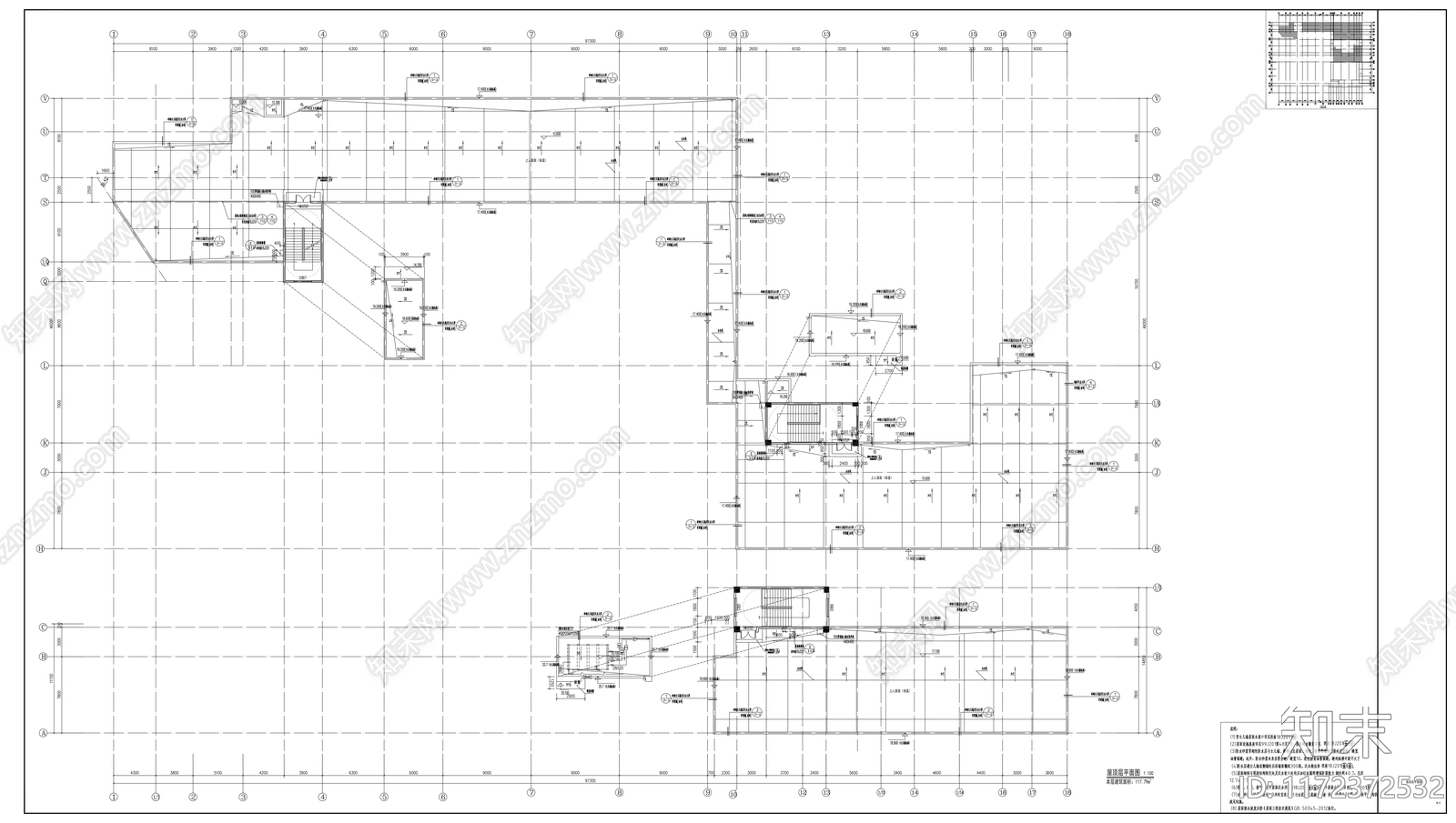 现代学校建筑cad施工图下载【ID:1172372532】