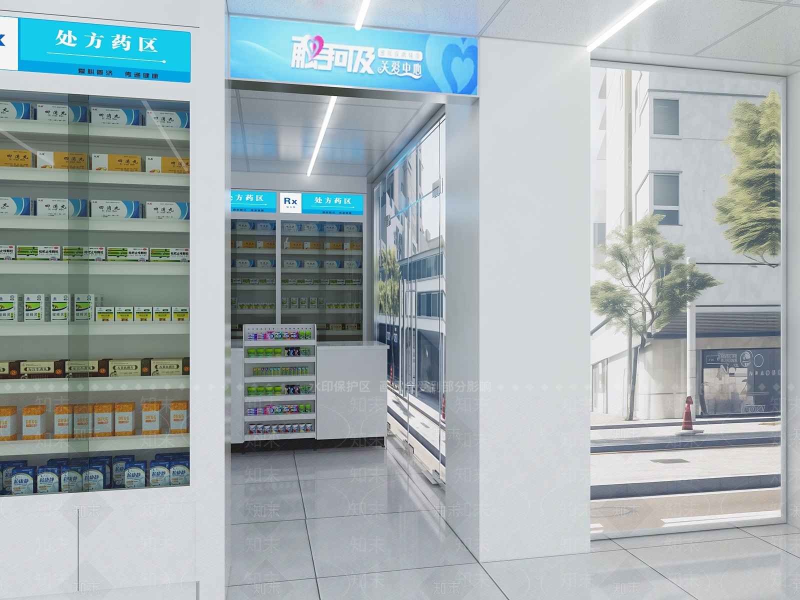 现代医院3D模型下载【ID:1172373139】