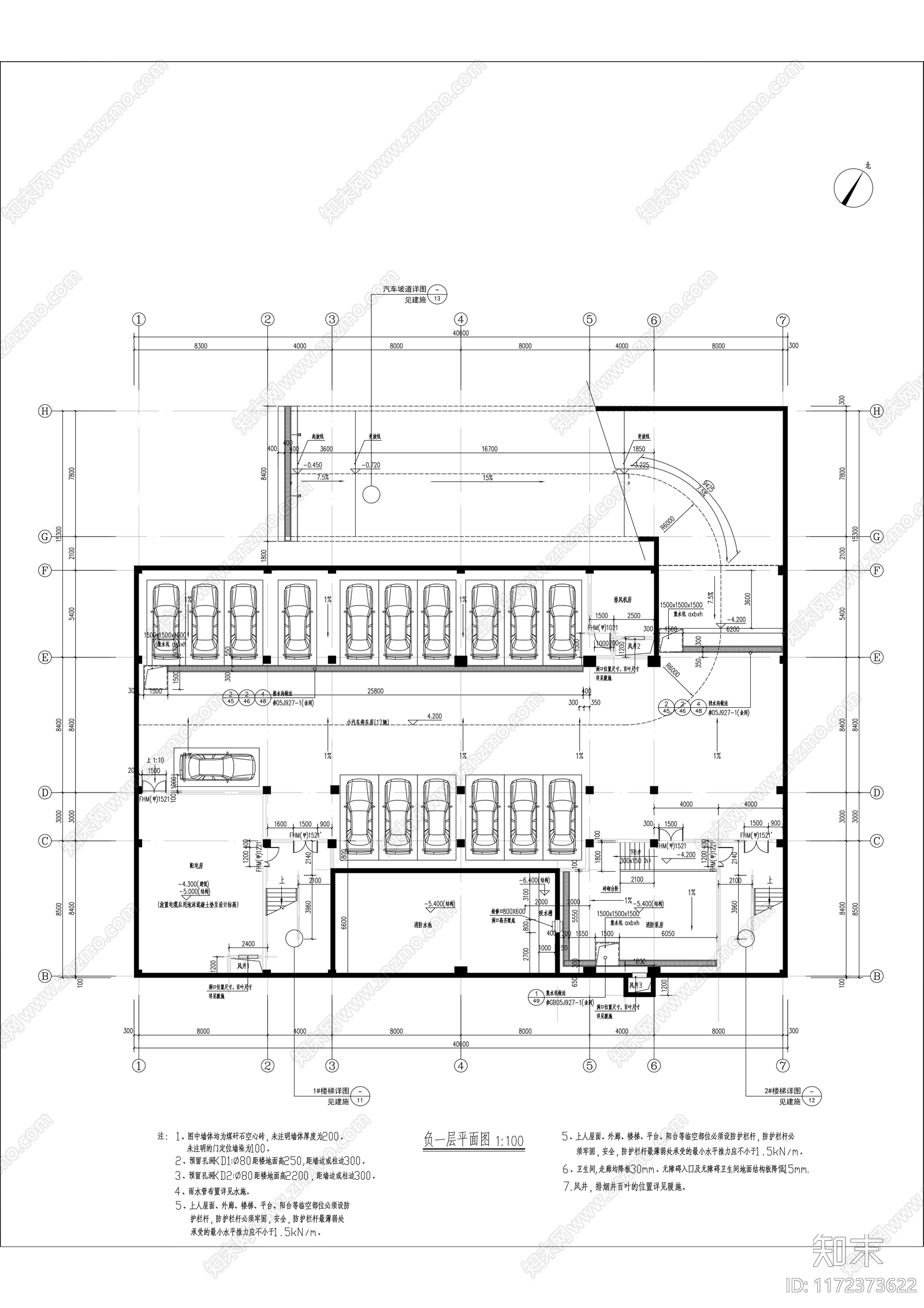 现代学校建筑cad施工图下载【ID:1172373622】