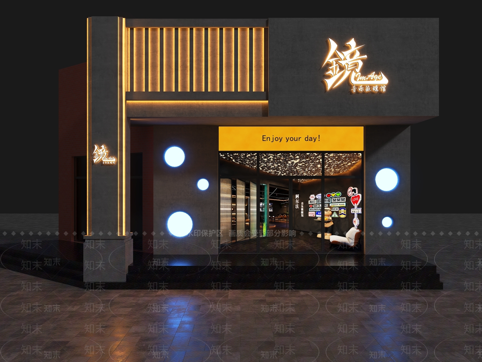 工业门头3D模型下载【ID:1172382022】