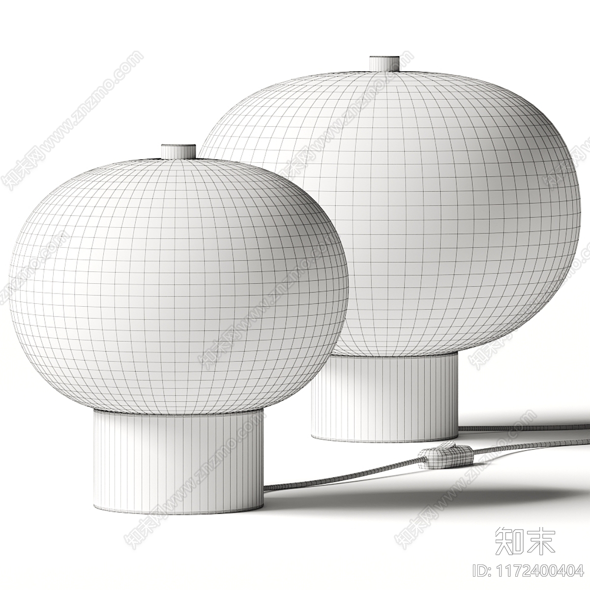 台灯3D模型下载【ID:1172400404】