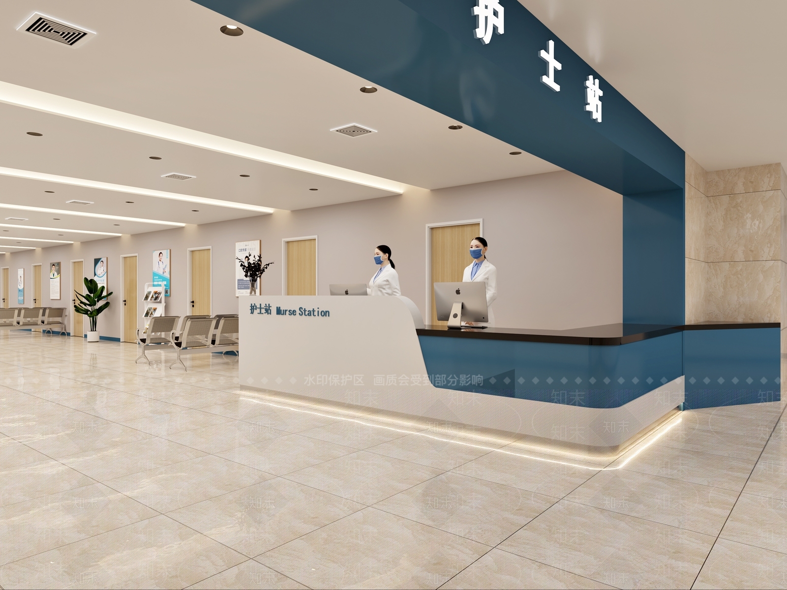现代服务中心3D模型下载【ID:1172402568】