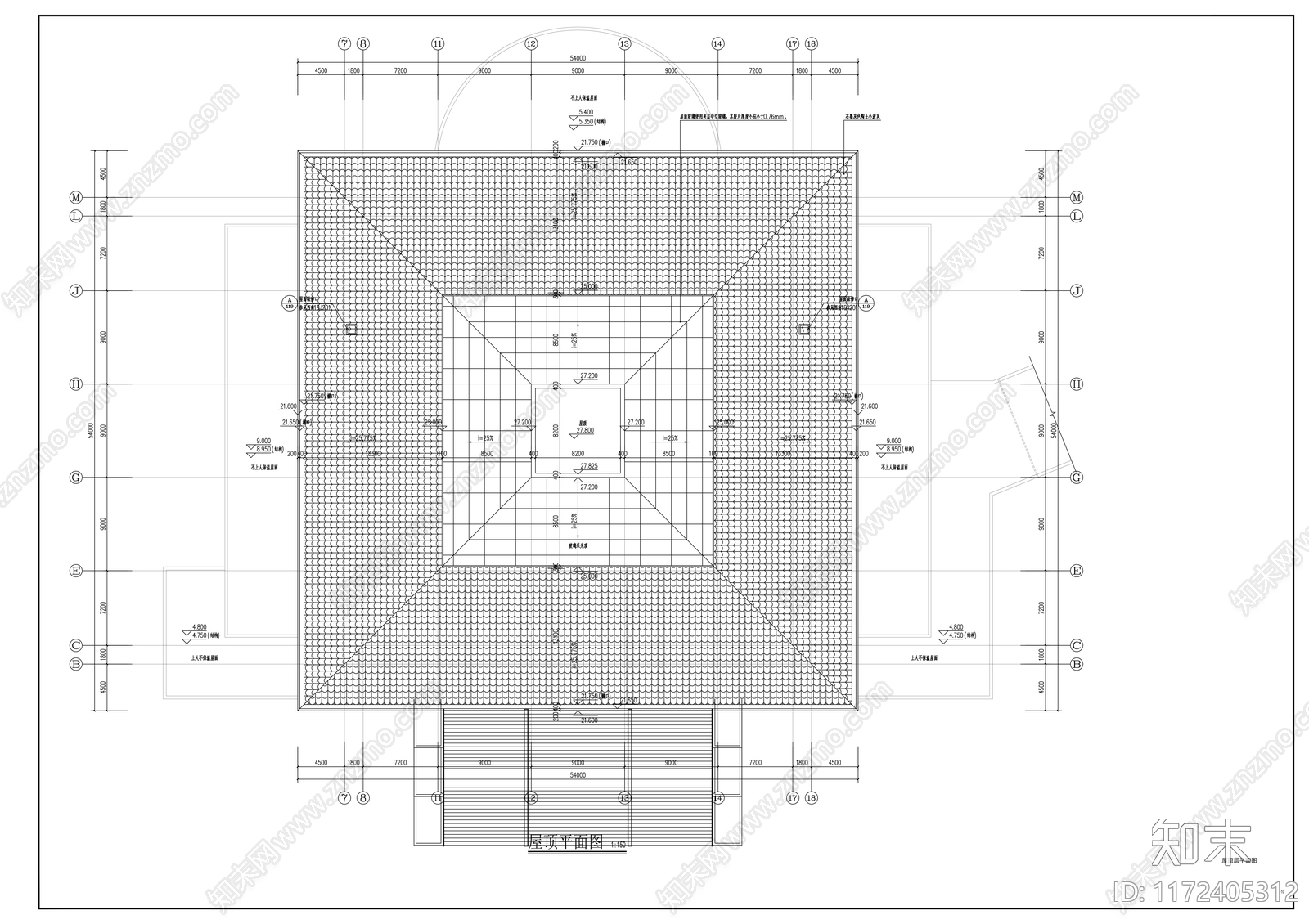 现代学校建筑cad施工图下载【ID:1172405312】