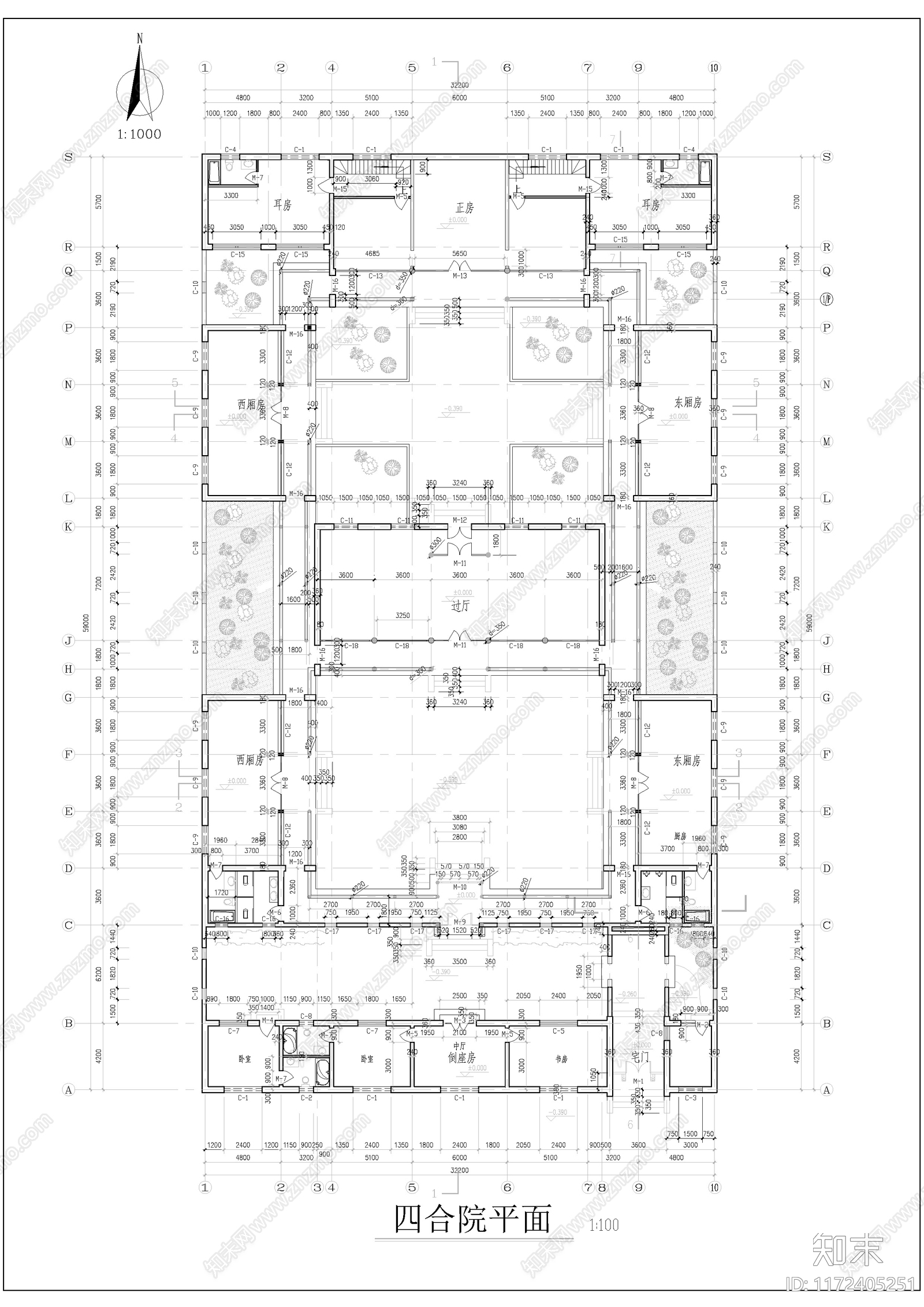 中式古建筑CAD图纸