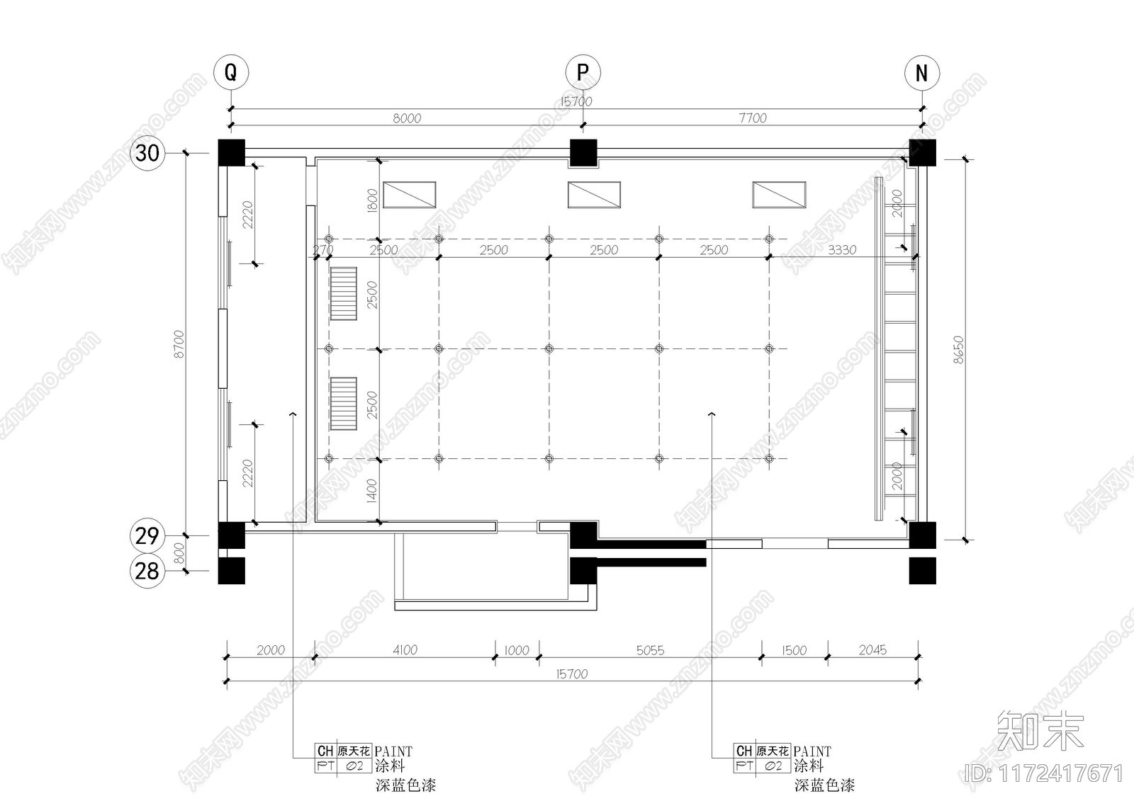 现代电影院cad施工图下载【ID:1172417671】